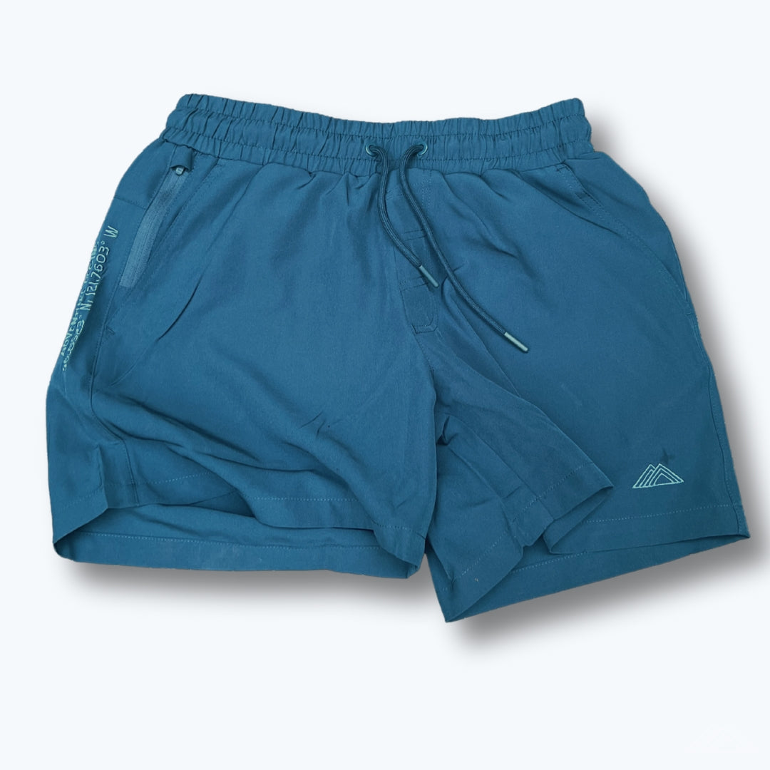 Athletic 5 Inch Recycled Shorts - Cascade Blue