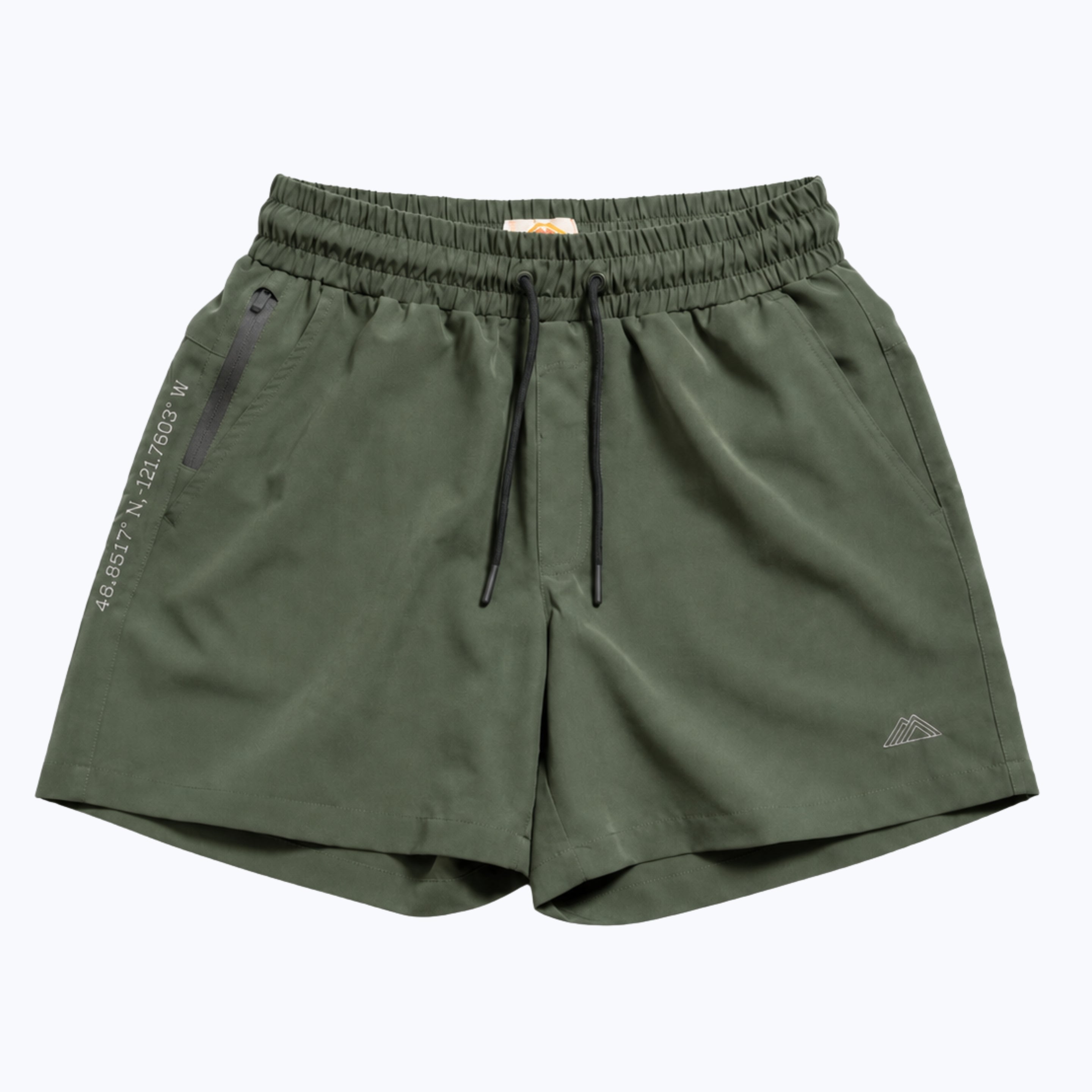 Athletic 5 Inch Recycled Shorts - Forest Green