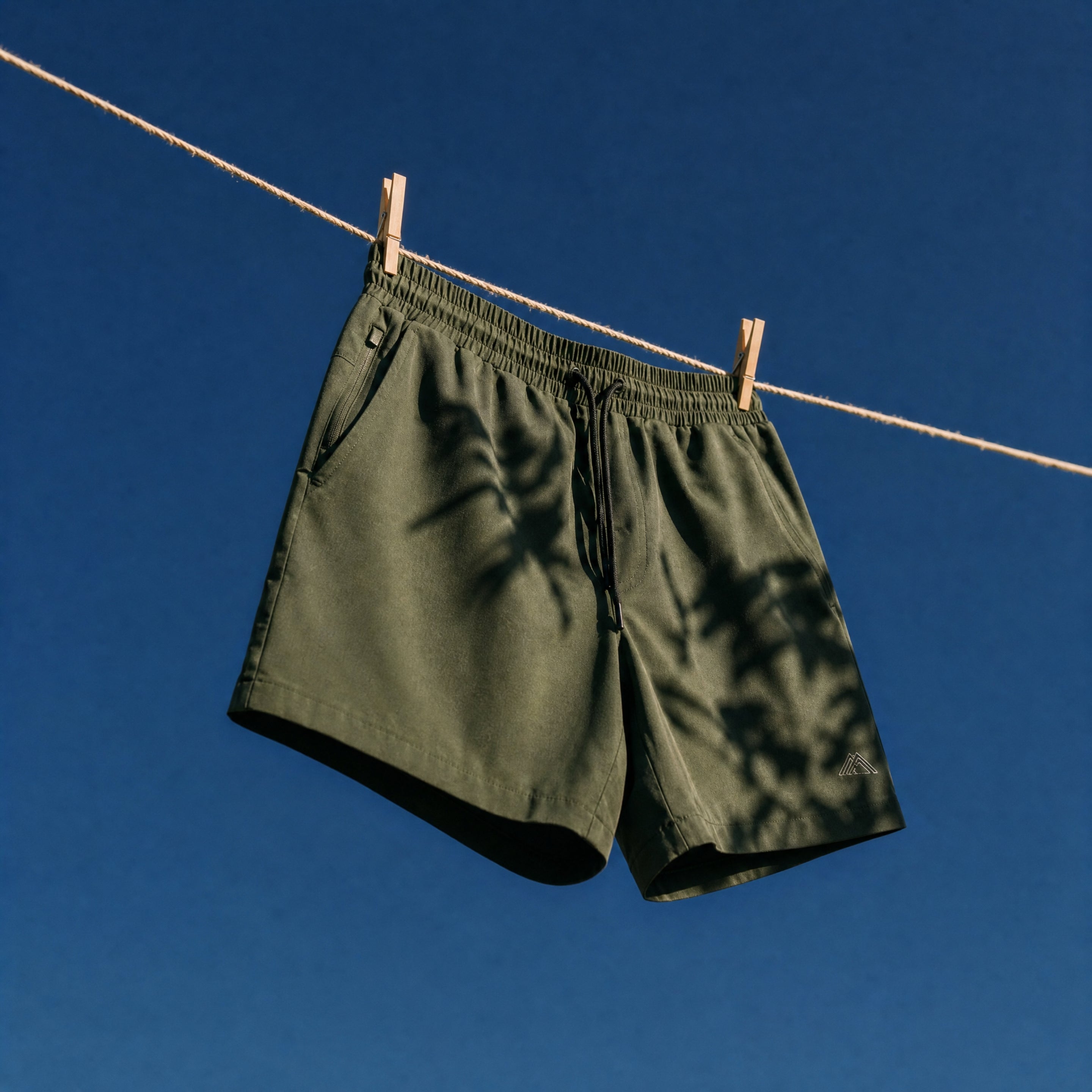 Athletic 5 Inch Recycled Shorts - Forest Green