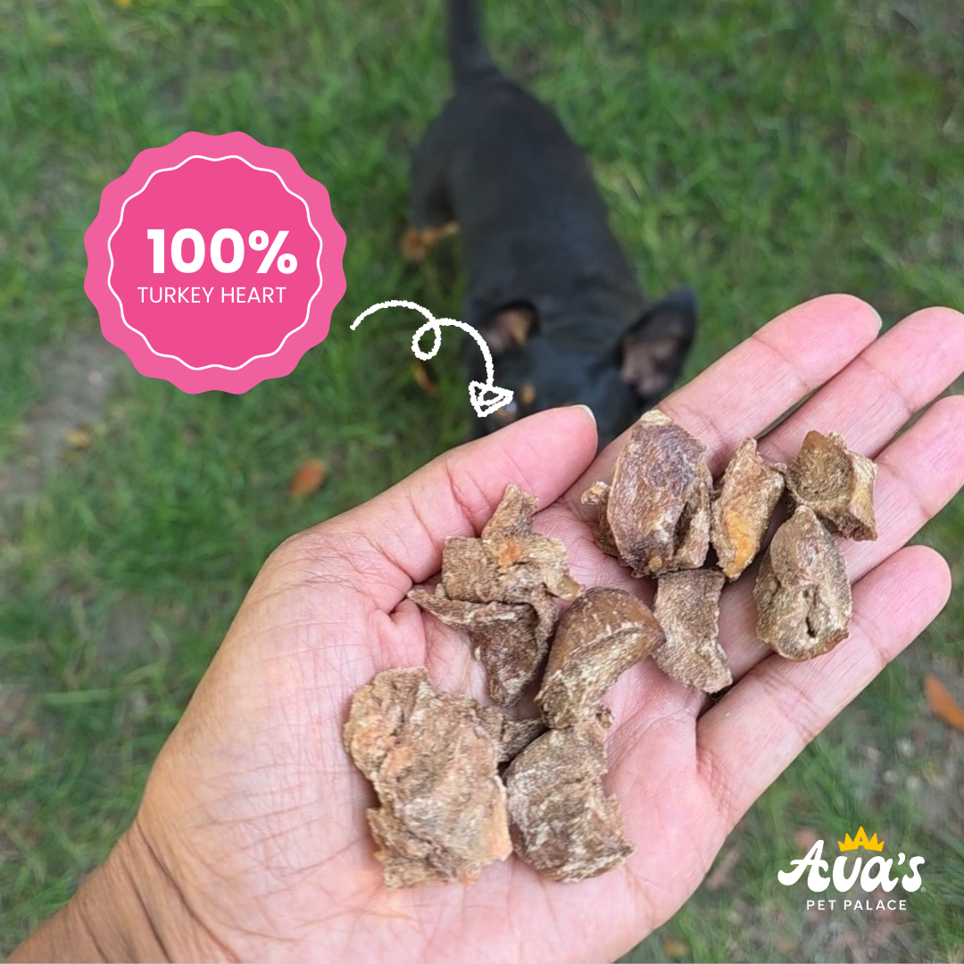 Freeze Dried Turkey Hearts