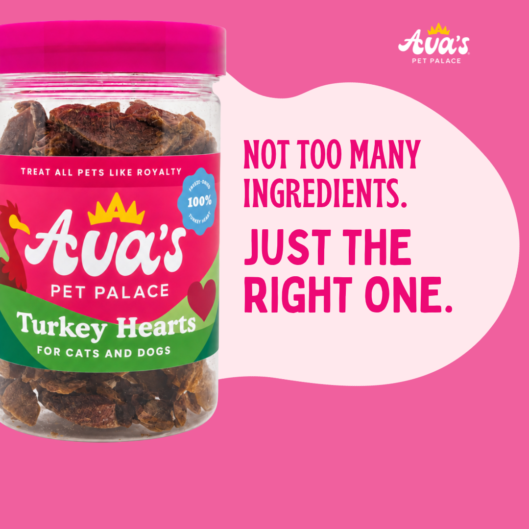 Freeze Dried Turkey Hearts
