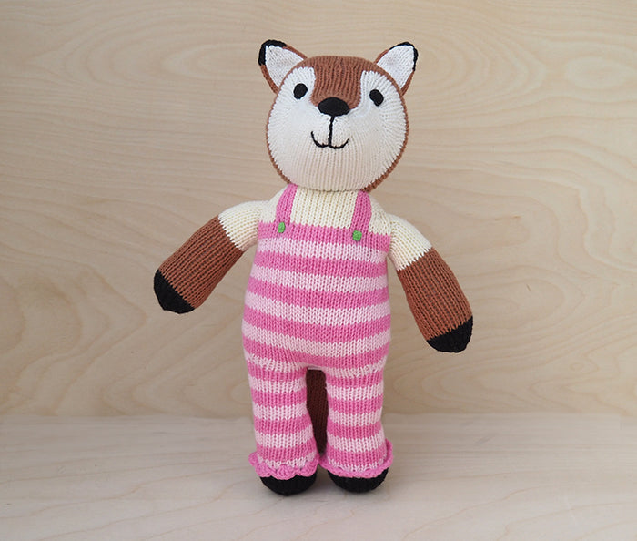 Fox in Dungarees Plush Toy