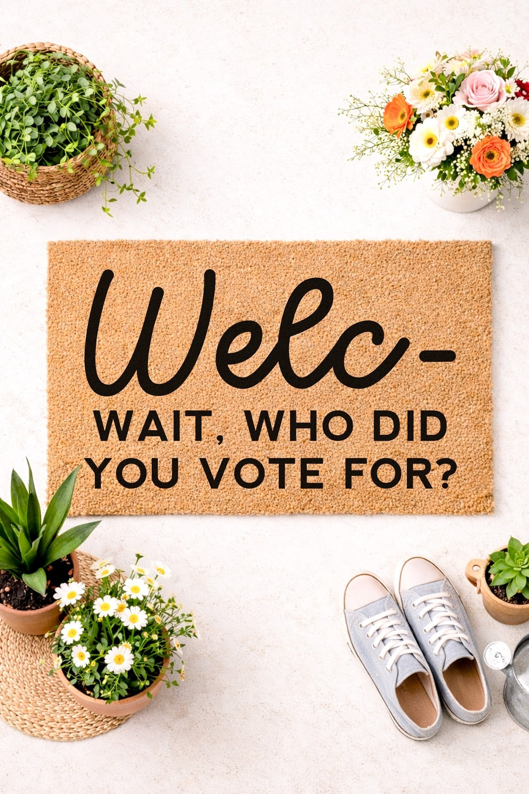 Who Did You Vote For Doormat