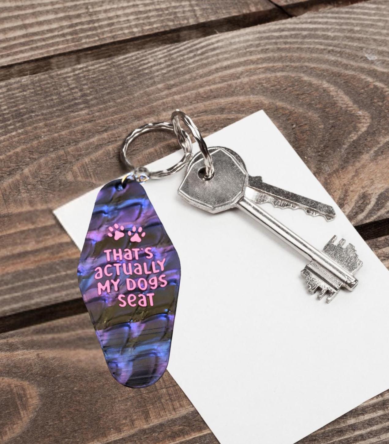 Keychain Hotel/motel dog lover dog mom dog dad