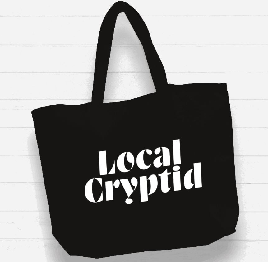 Beach Bag / XL Tote Bag - "local cryptid"