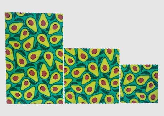 Beeswax Food Wrap - Avocado Print
