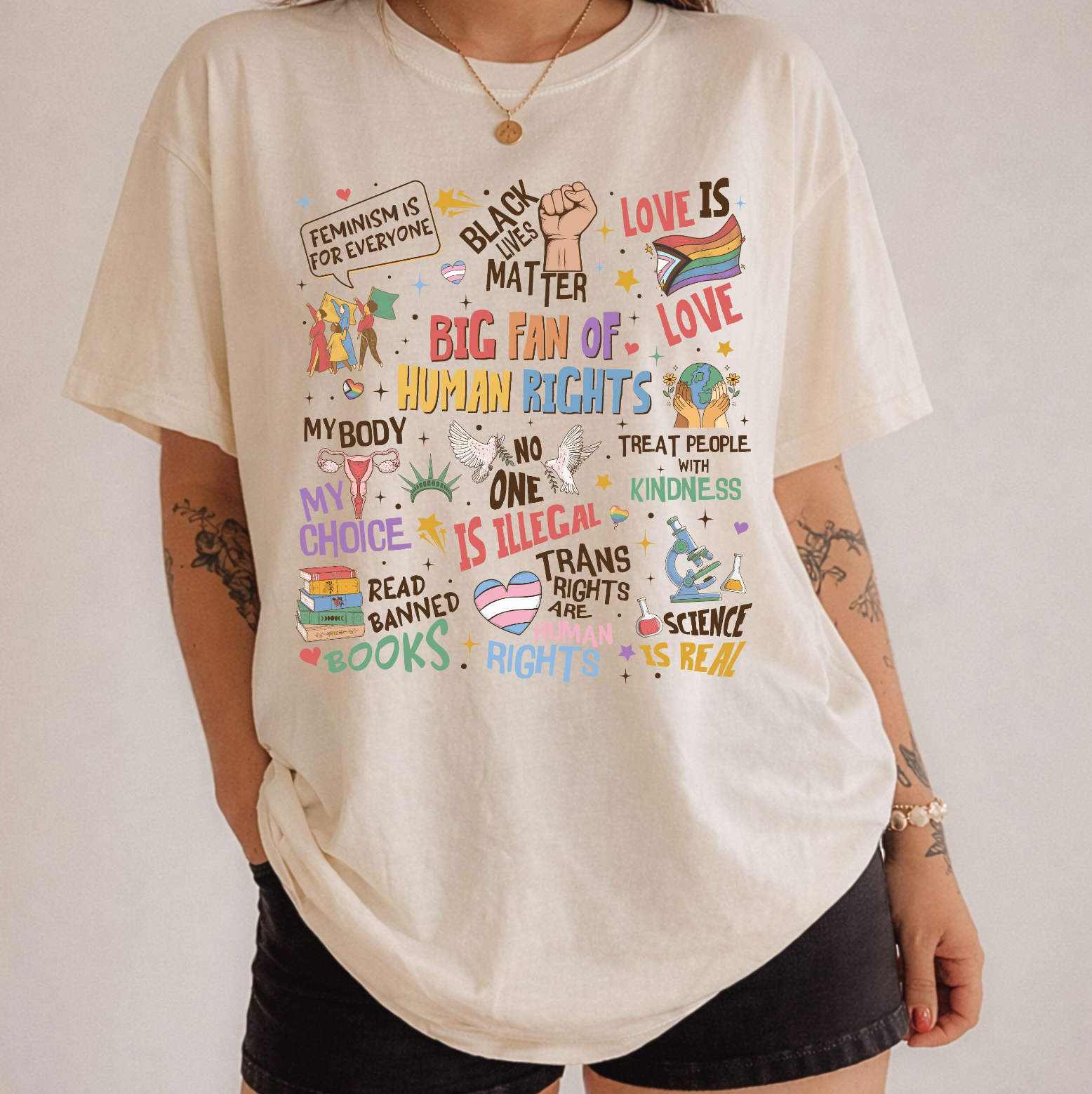 Big Fan of Human Rights Shirt