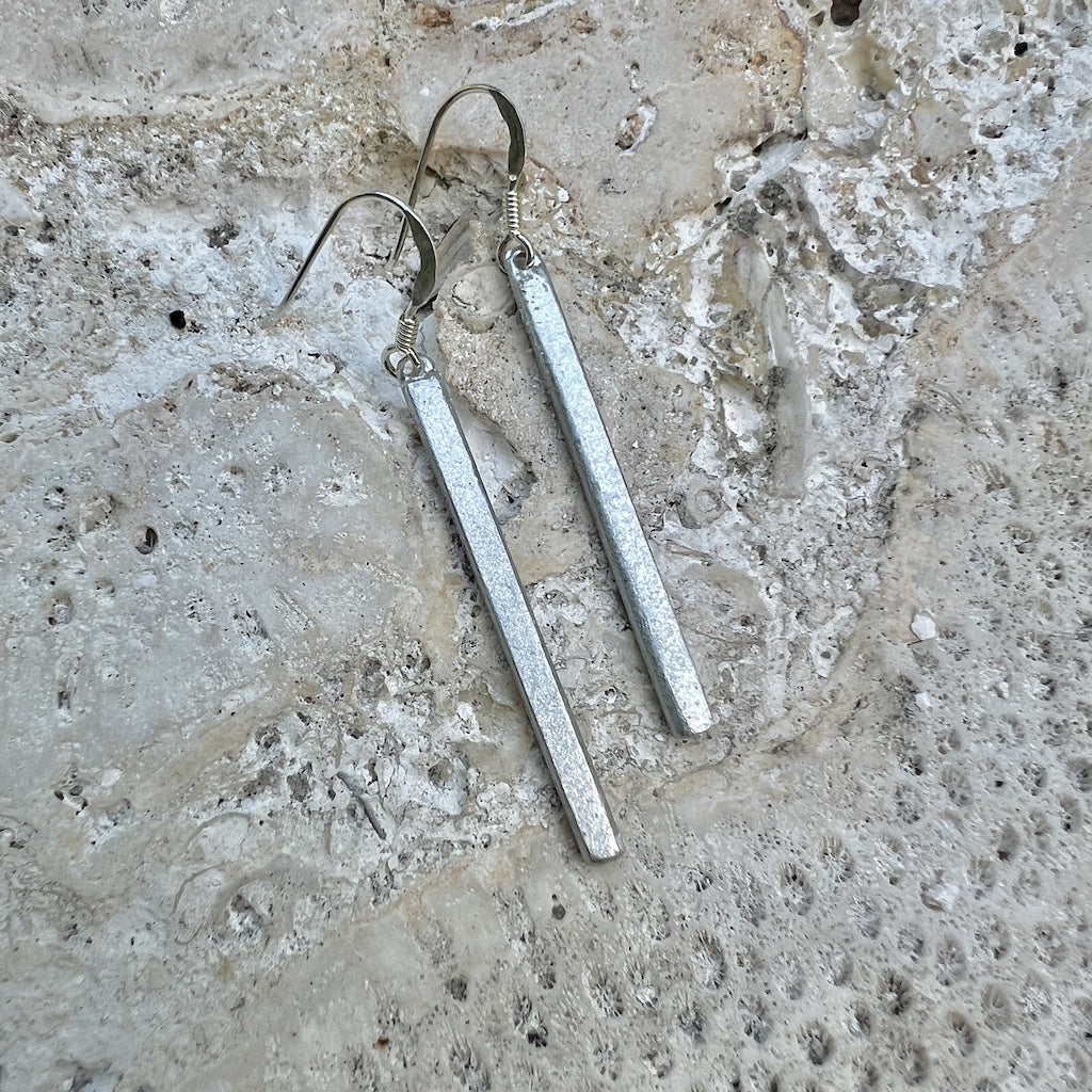 Recycled Bomb Drop Earrings