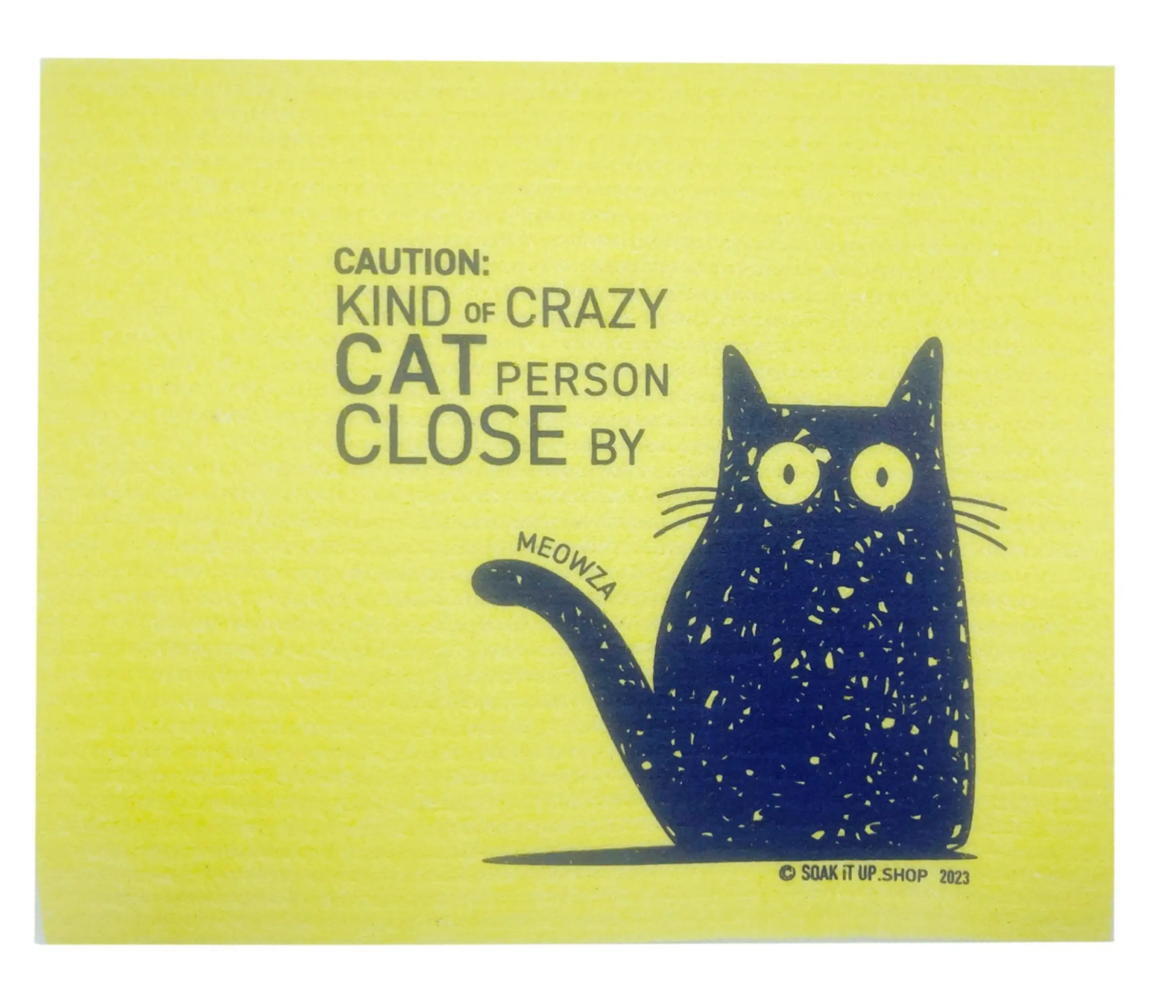 Caution: Kind of CRAZY CAT PERSON close by