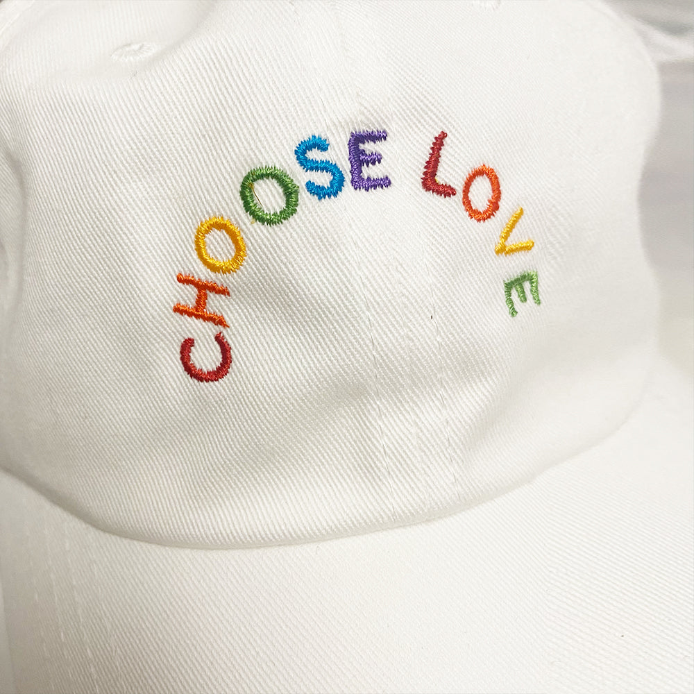Choose Love Dad Hat