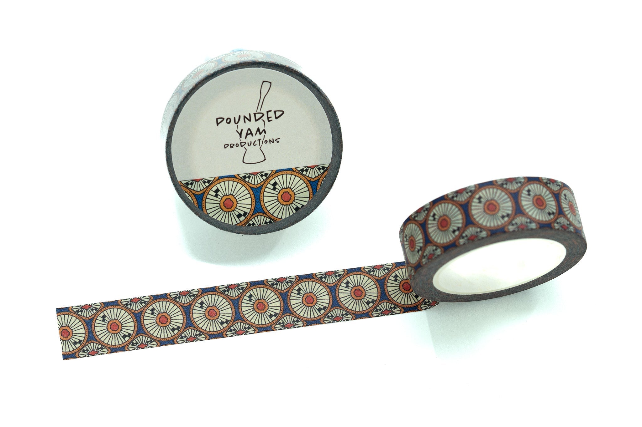 African Print Washi Tape - Circles (Ankara)