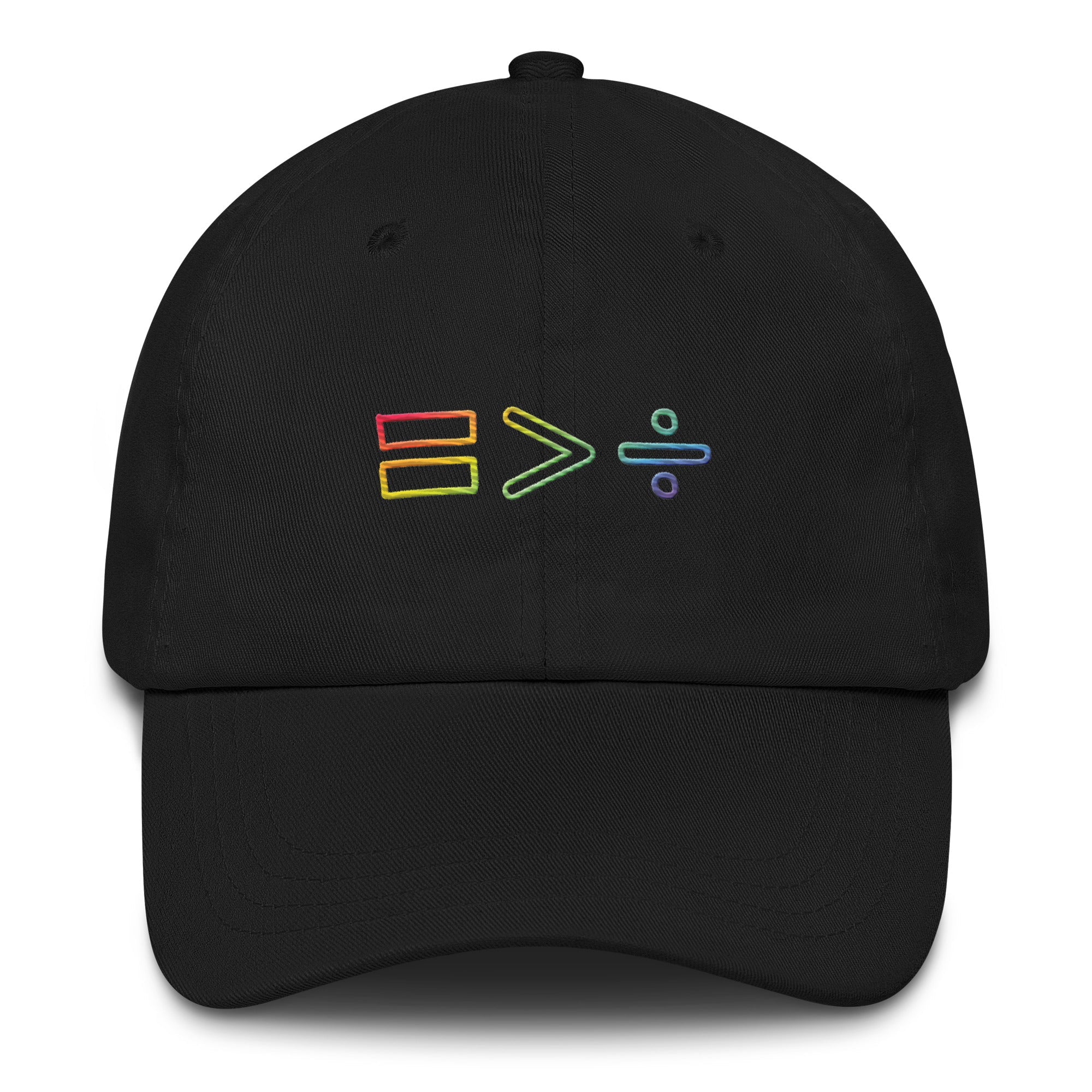 Equality Greater Than Division Dad Hat