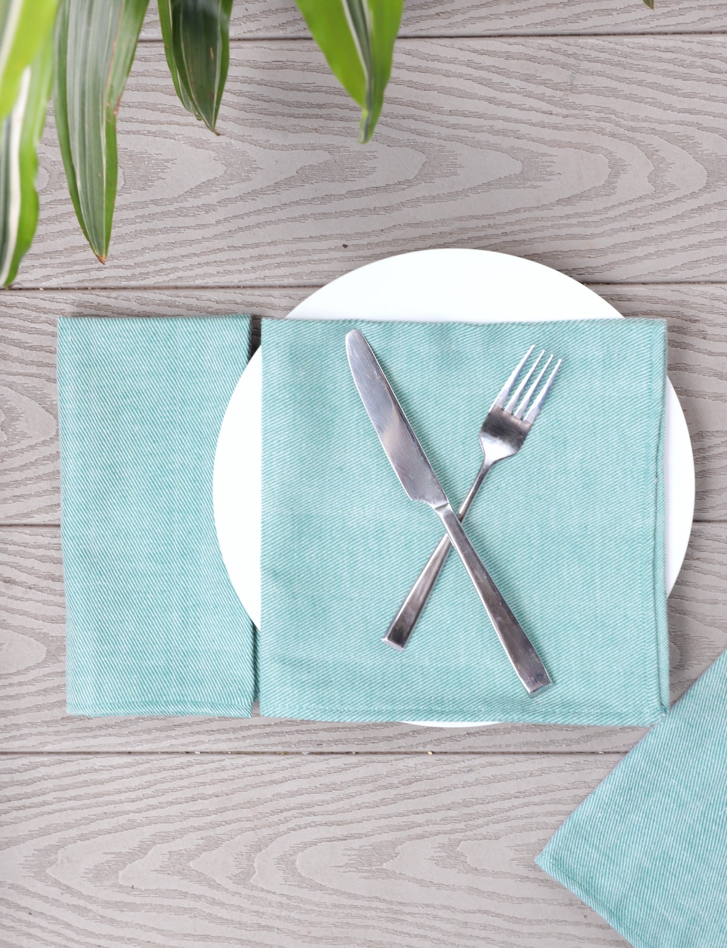 Cloth Napkins- Mint - Set of 4