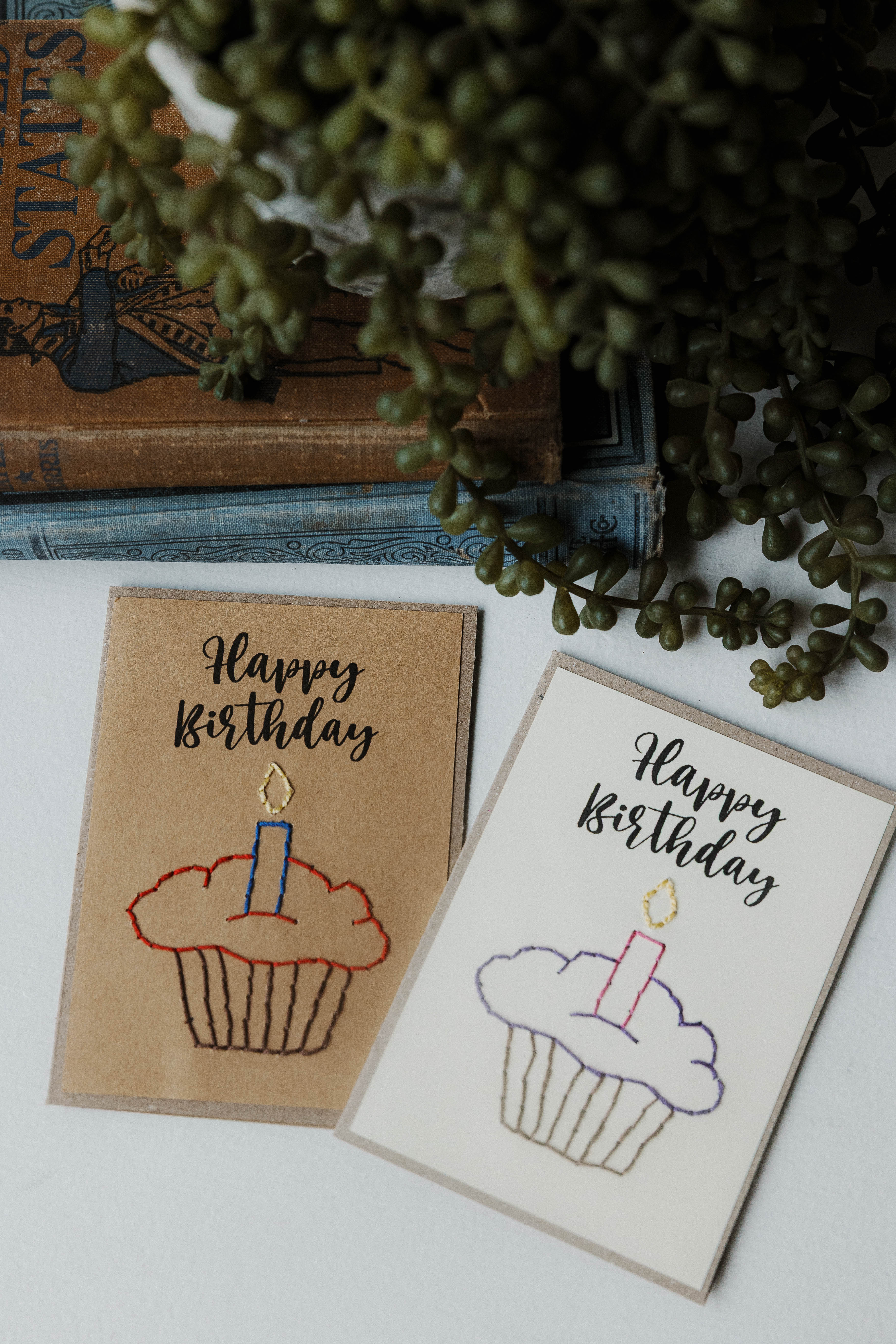 Birthday Cupcake Greeting Cards