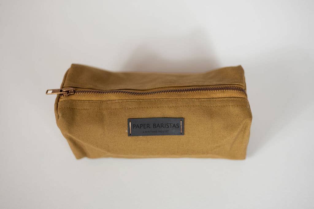 Recycled Canvas Pencil Bag | Leak-Proof, Washable & Eco-Friendly
