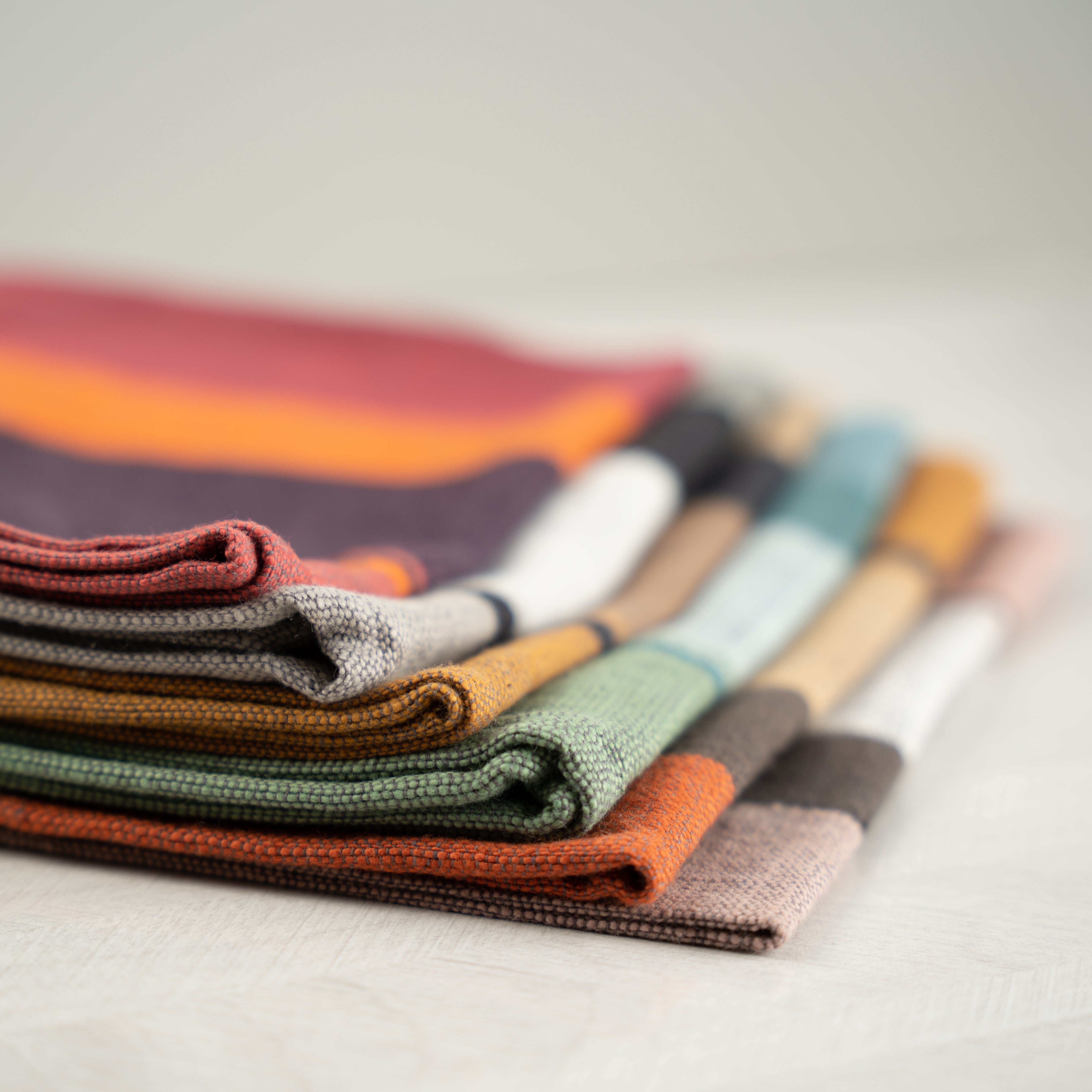 Dalol Handwoven Ethiopian Cotton Napkins | Set of 2