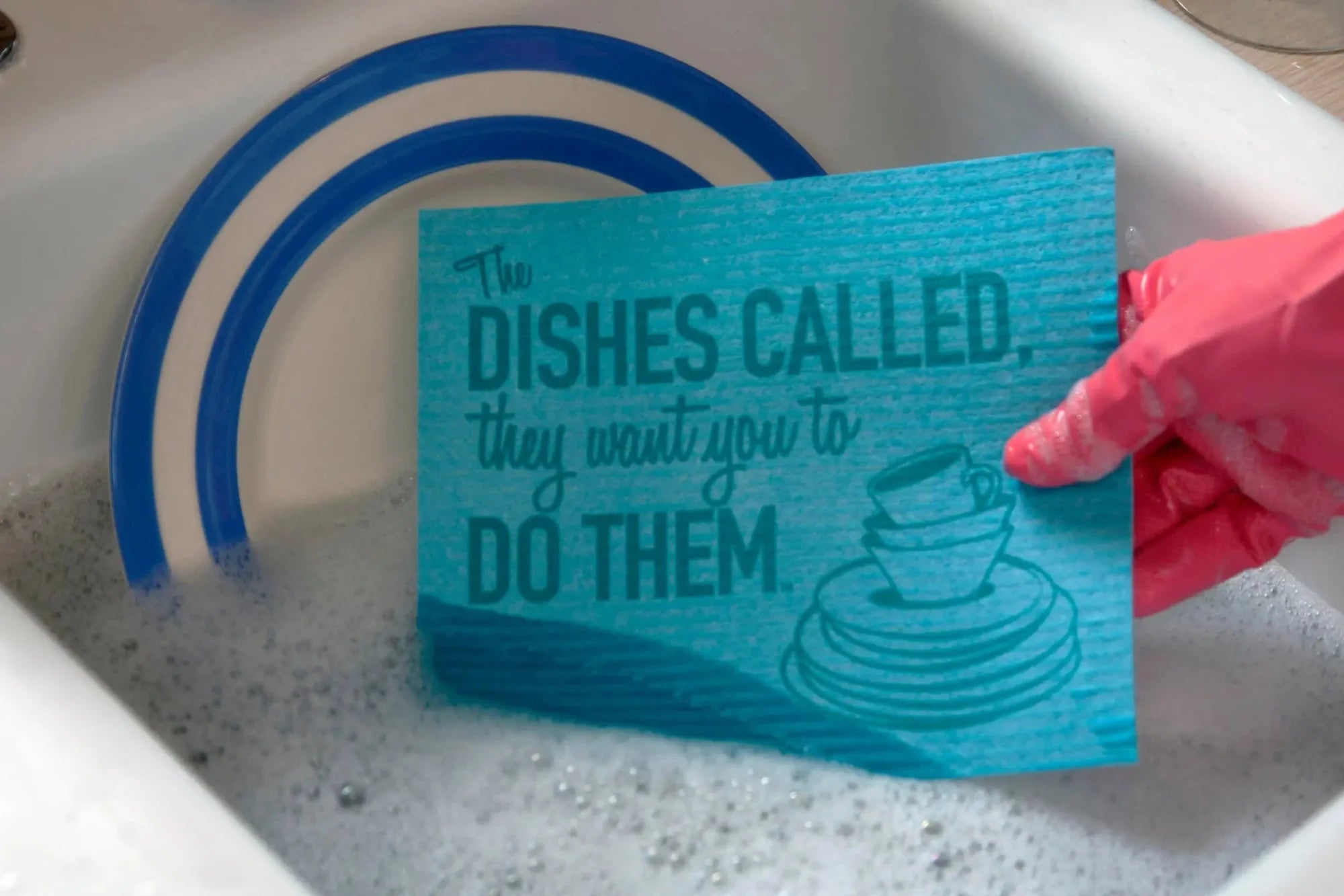 The DISHES CALLED, they want you to DO THEM | Soak iT Up Swedish Dishcloth