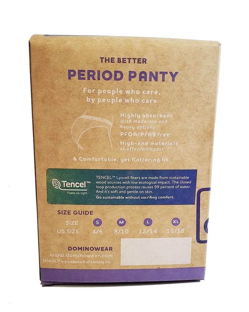 DominoWear Period Underwear | Moderate Absorbency | Made in USA