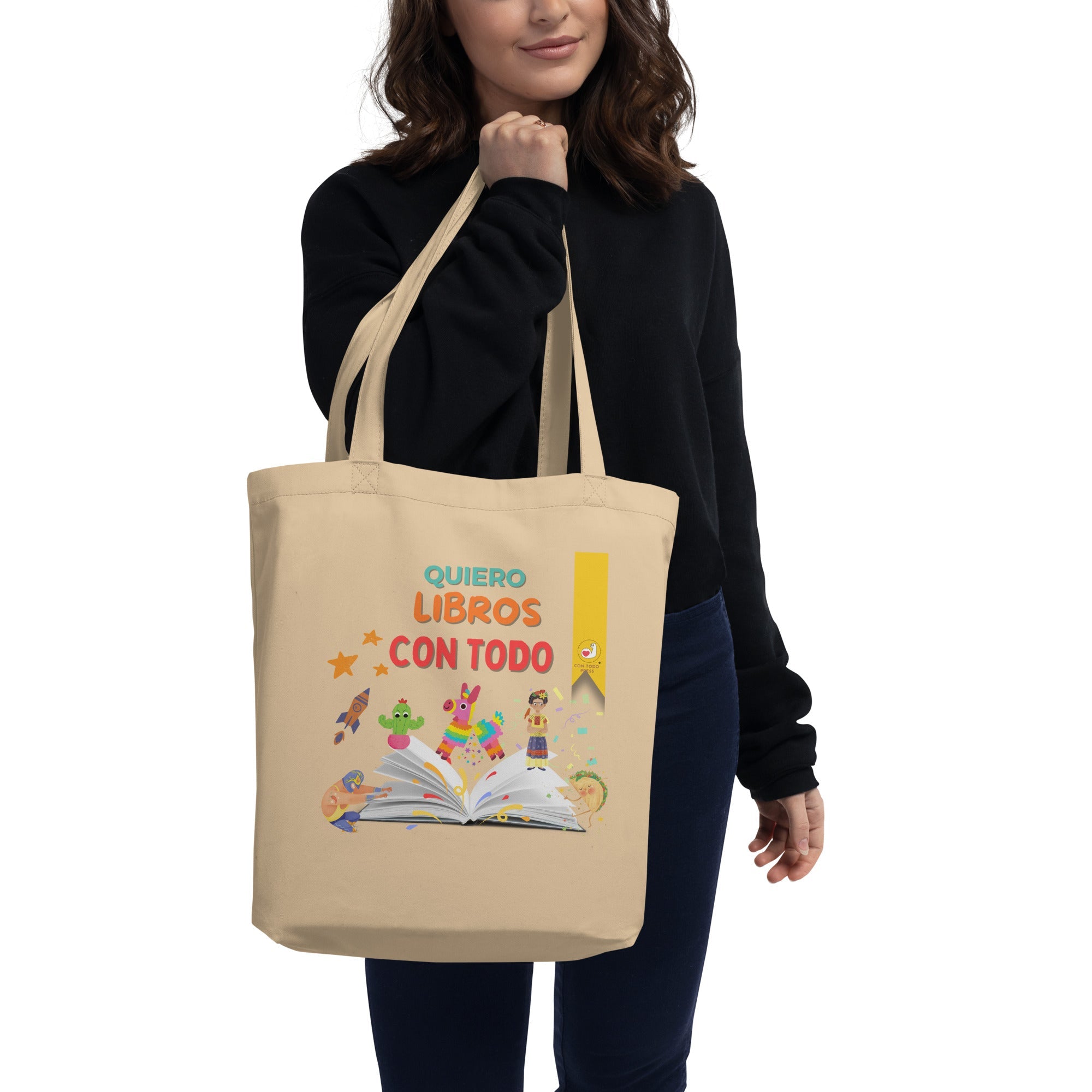 Tote Bag! Quiero Mis Libros Con Todo
