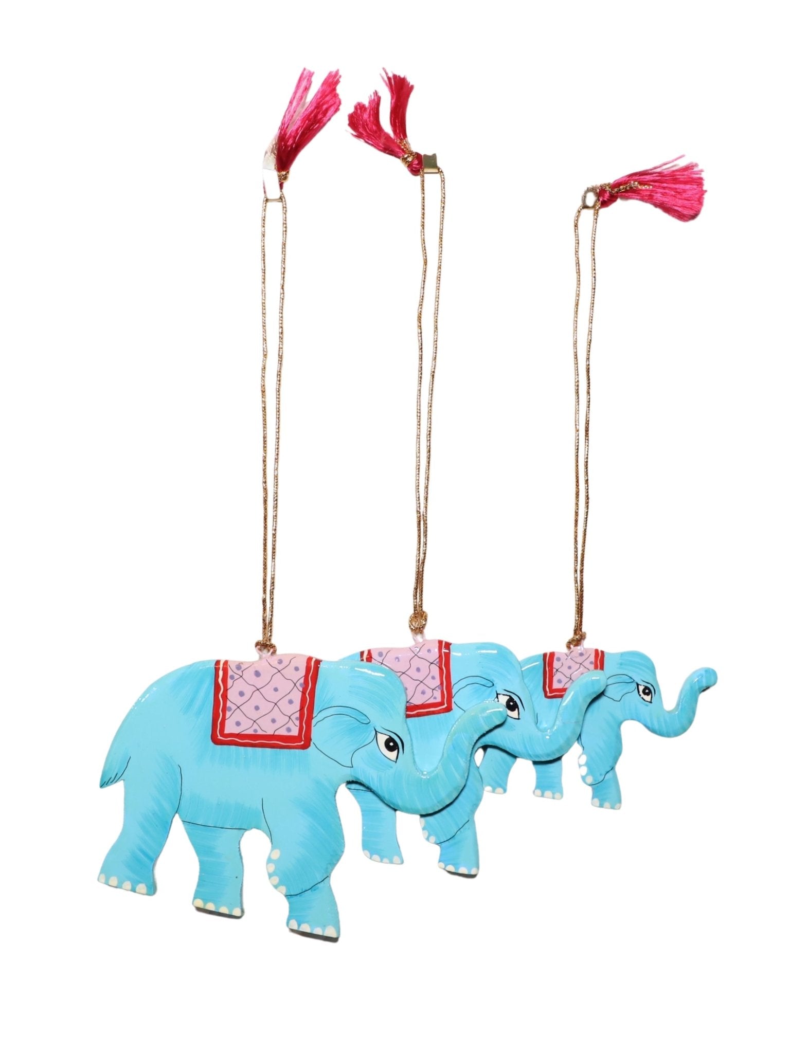 Elephant Ornamanets (Set of 3)