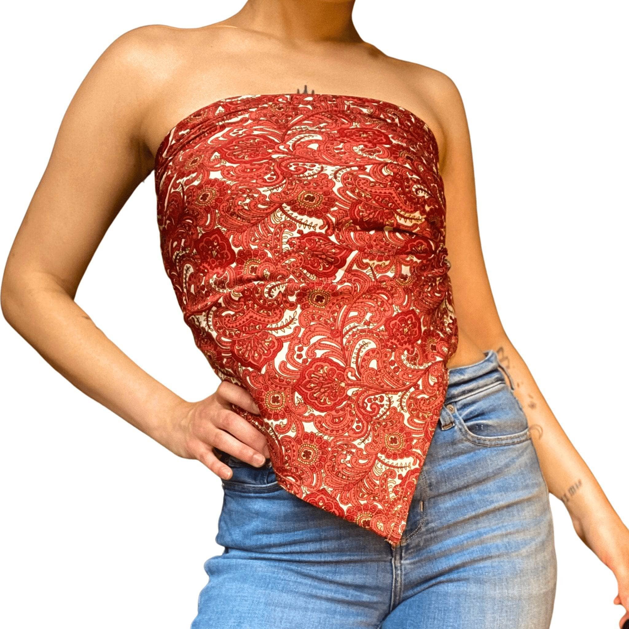 Ella Scarf Top – Made from Real Sari Stories