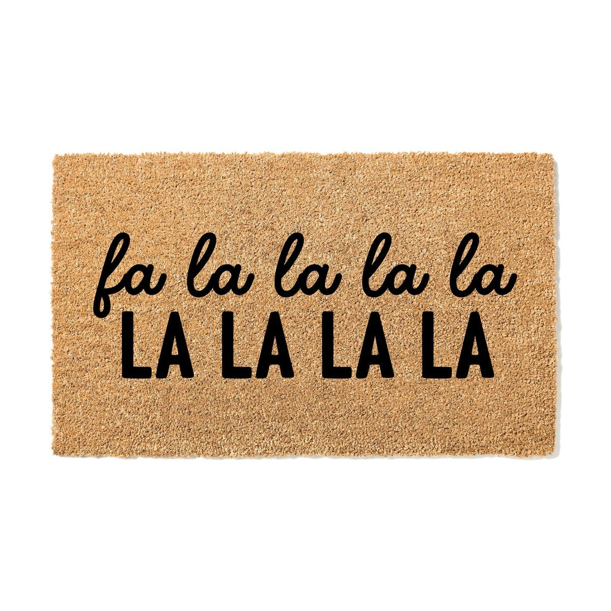 Fa La La La La Christmas Doormat