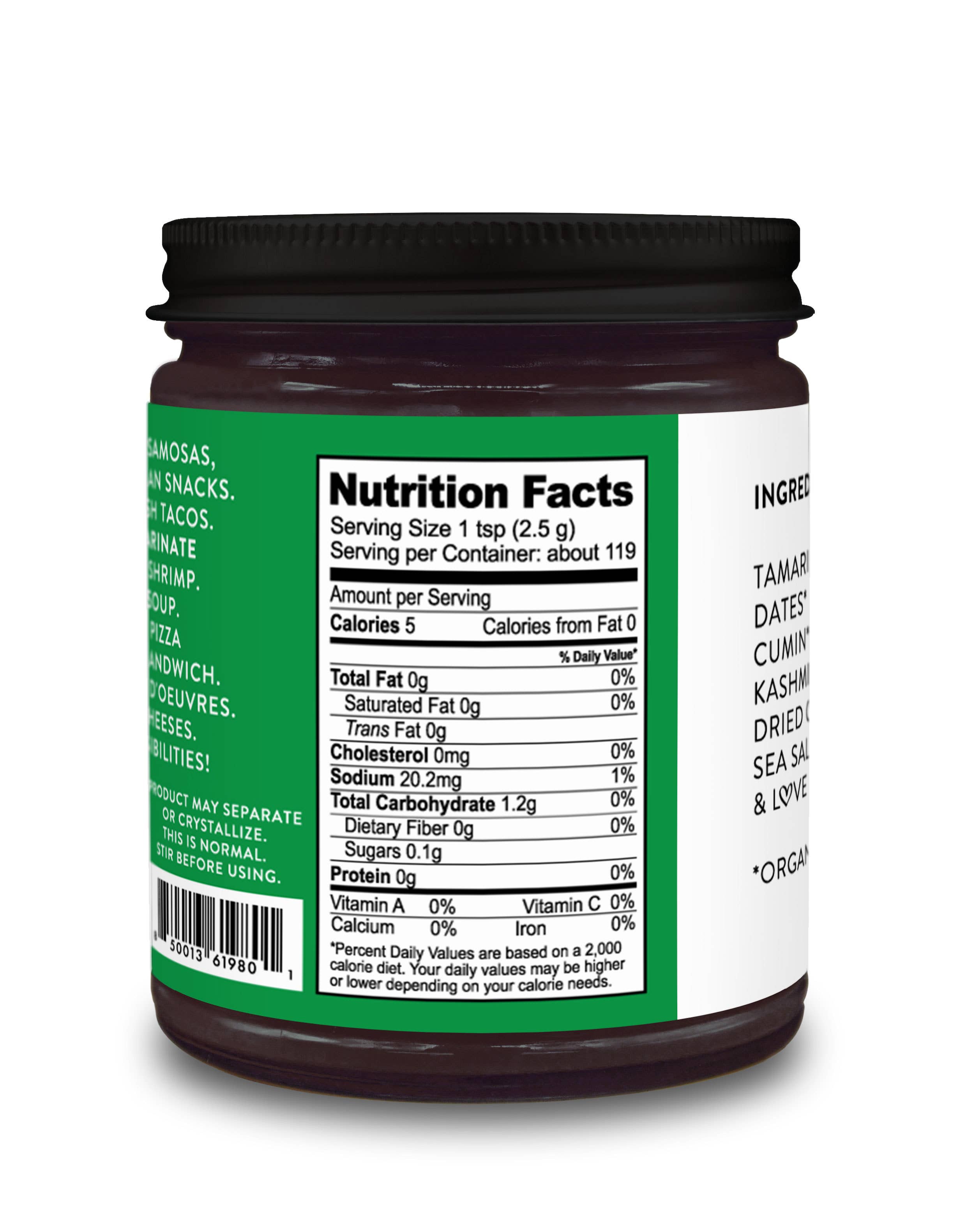 A Date with Tamarind™ - Tamarind Date Chutney, Certified Org