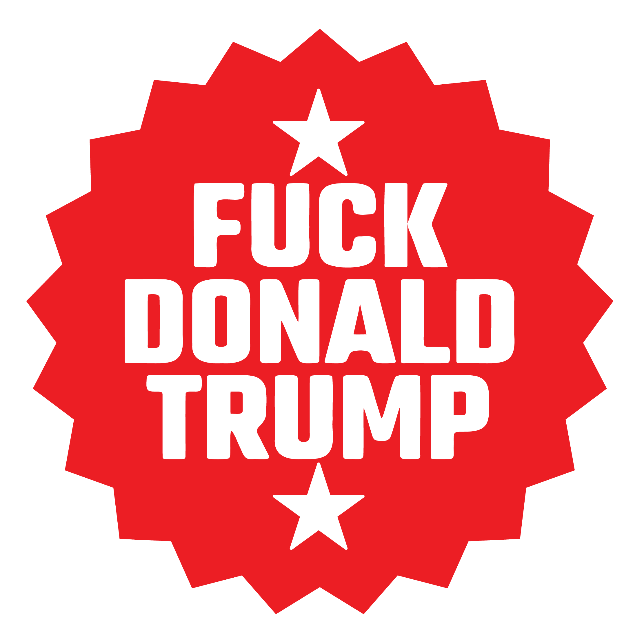 Fuck Donald Trump Vinyl Sticker