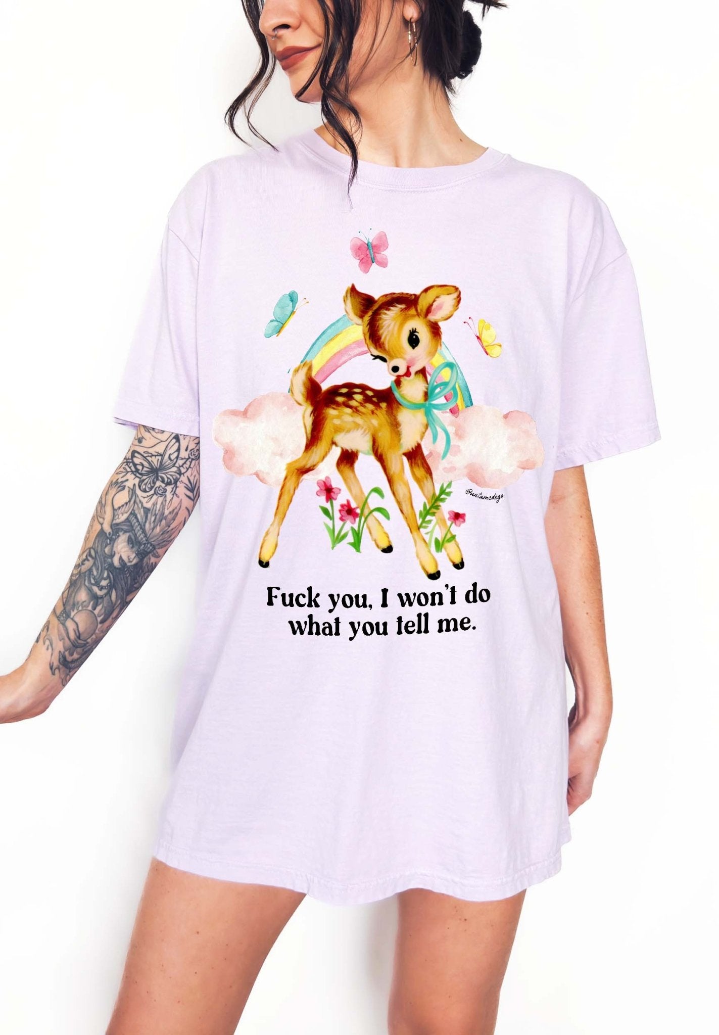 Fuck You I Won't Do What You Tell Me Tee