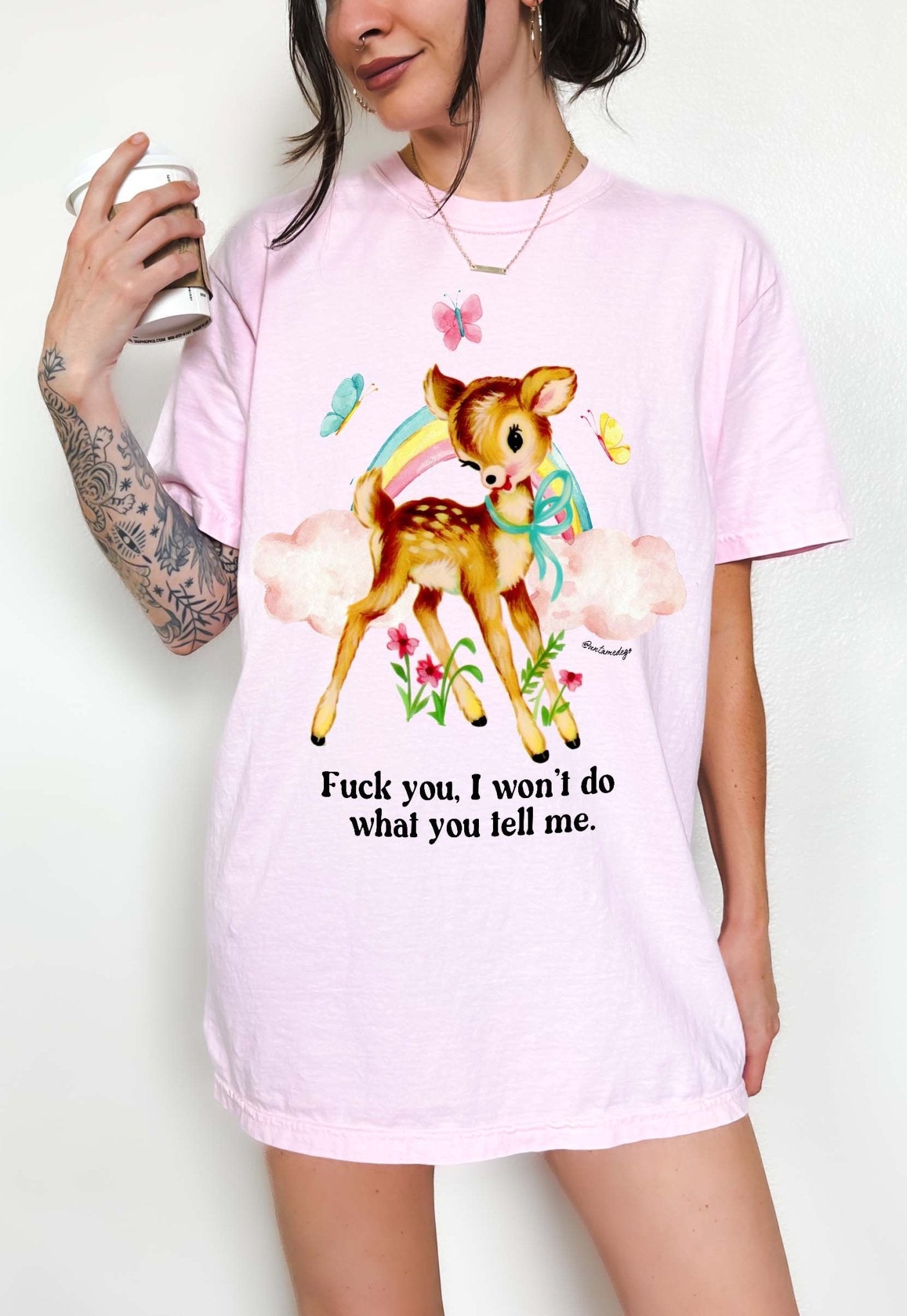 Fuck You I Won't Do What You Tell Me Tee