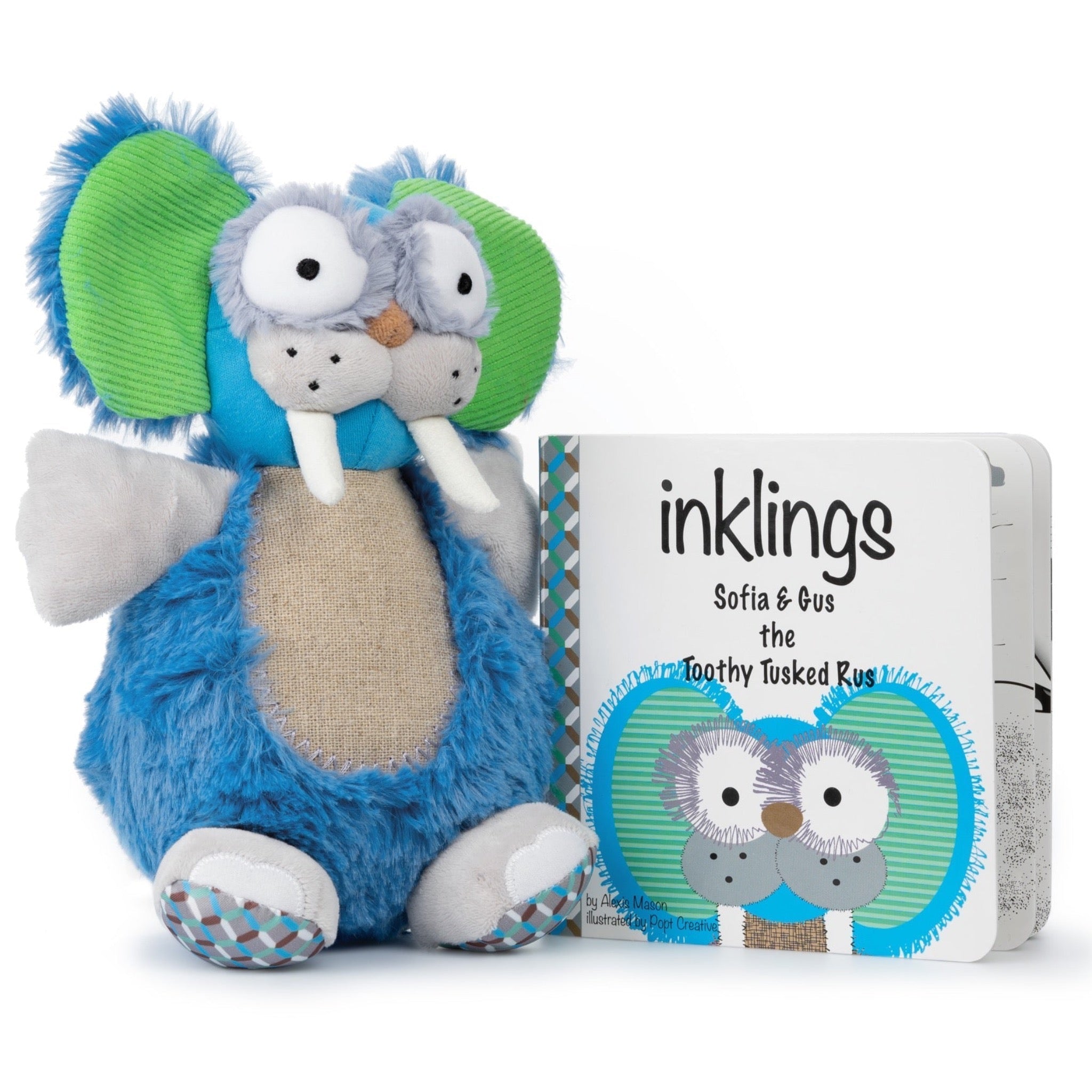 Gus Inklings Plush Toy and Board Book Gift Set