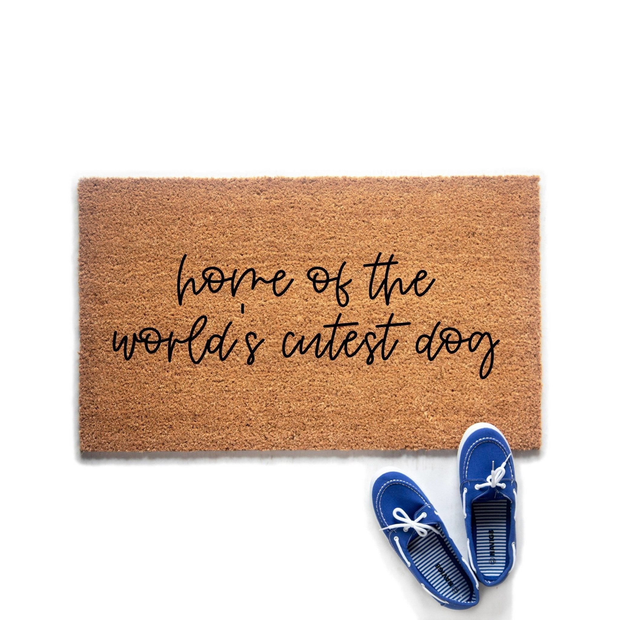 Home of the World's Cutest Dog Doormat