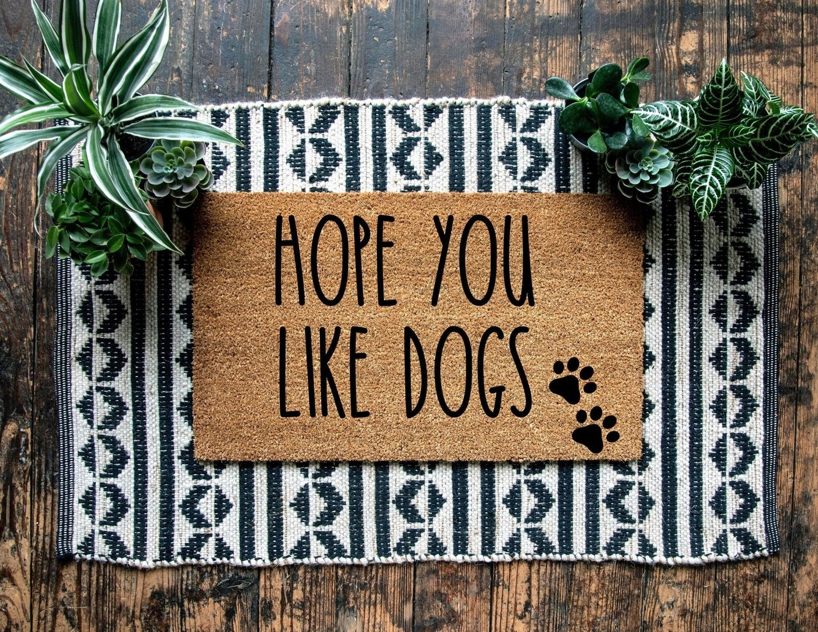 Hope You Like Dogs Doormat