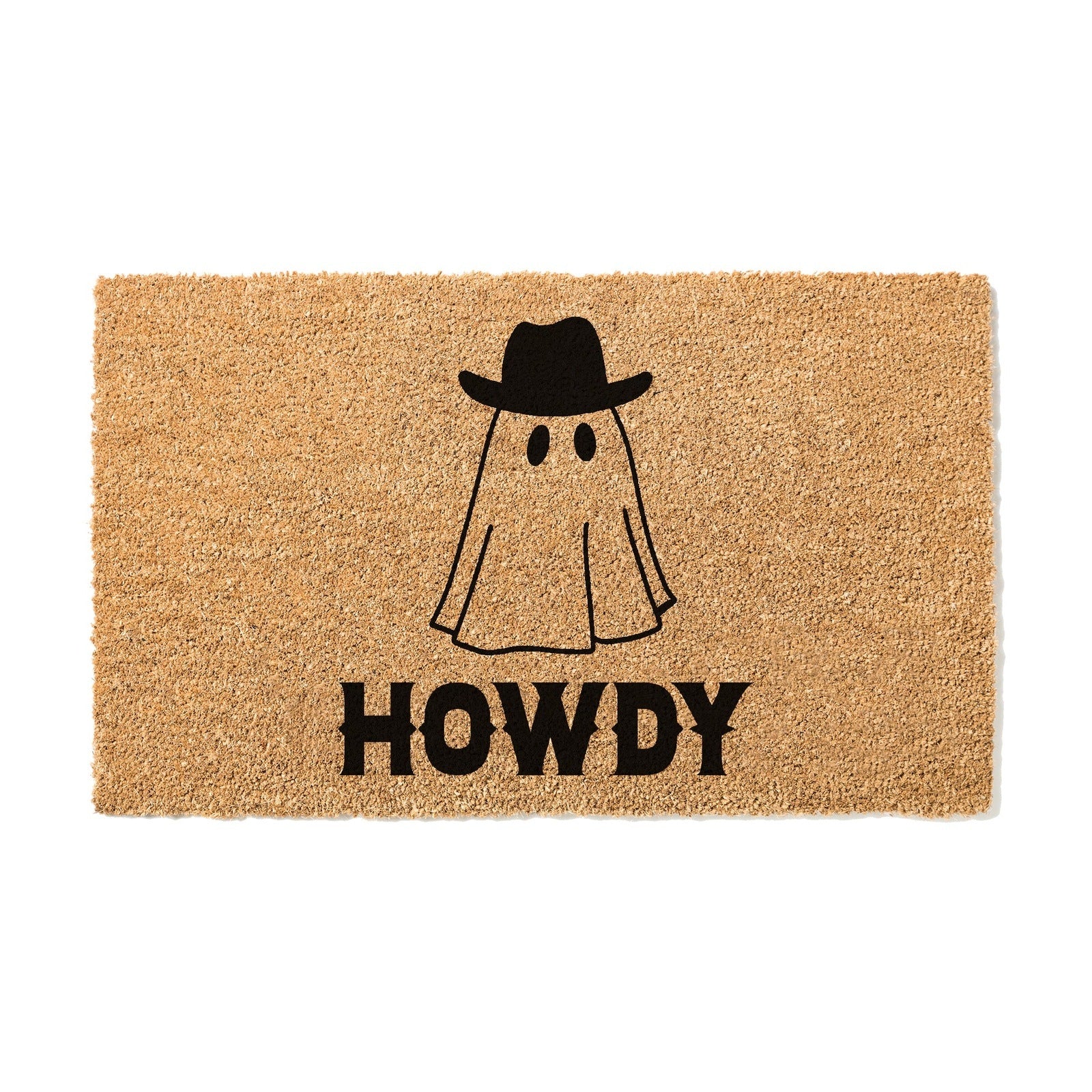 Howdy Ghost Halloween Doormat