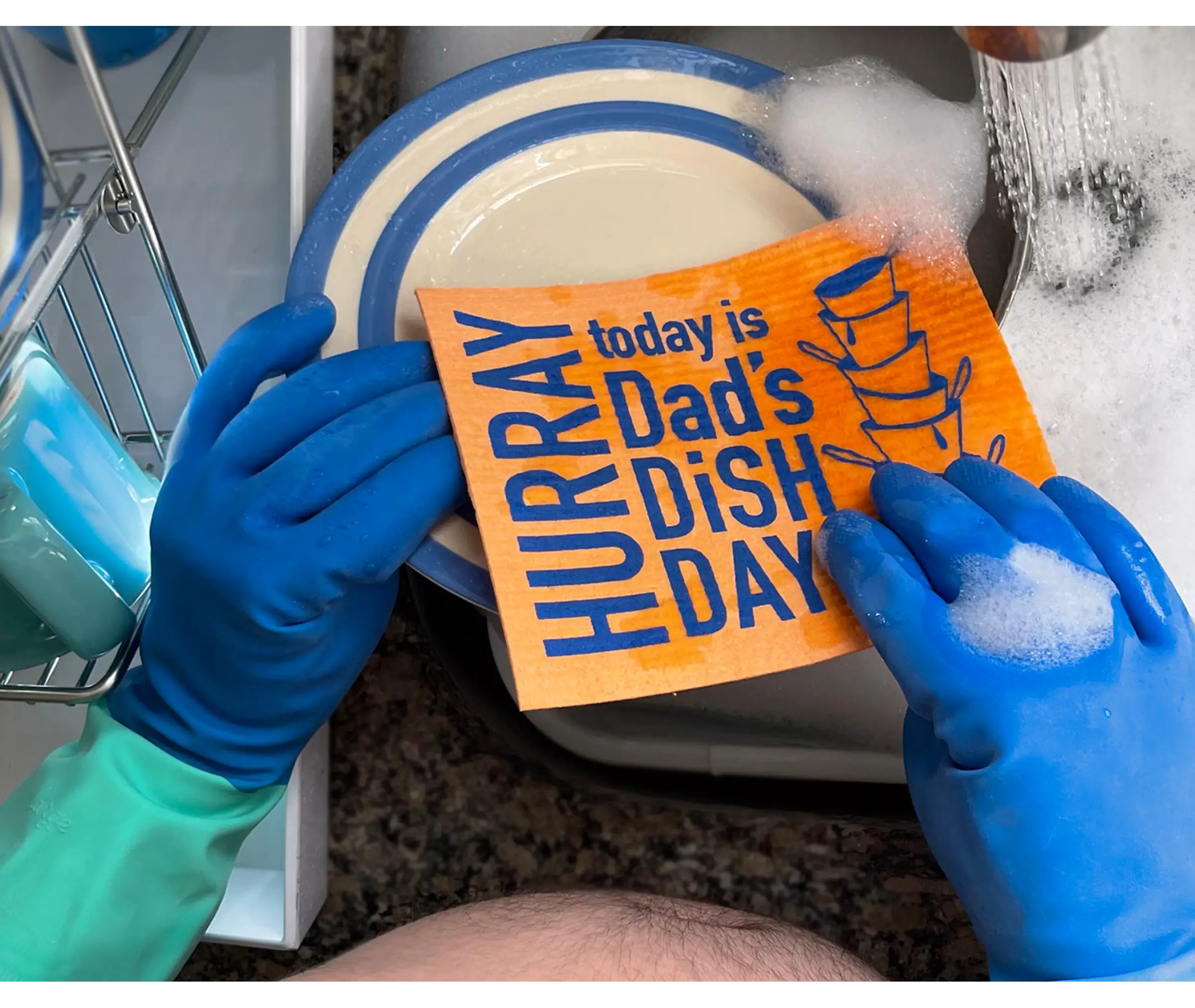 Hurray, Today is Dad's Dish Day!