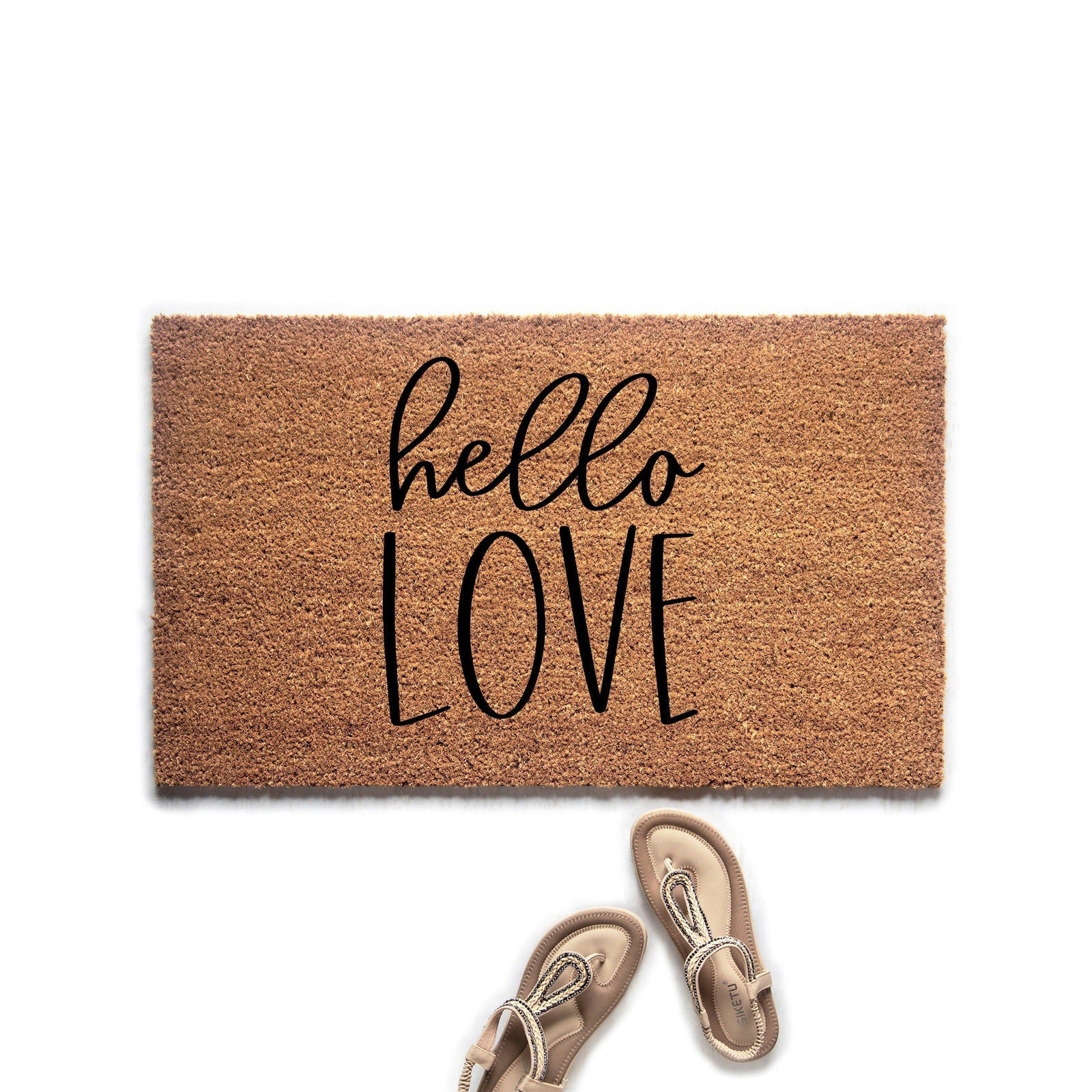 Hello Love Valentine's Day Doormat