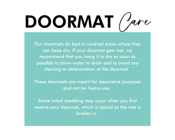 Couples Names Home Doormat