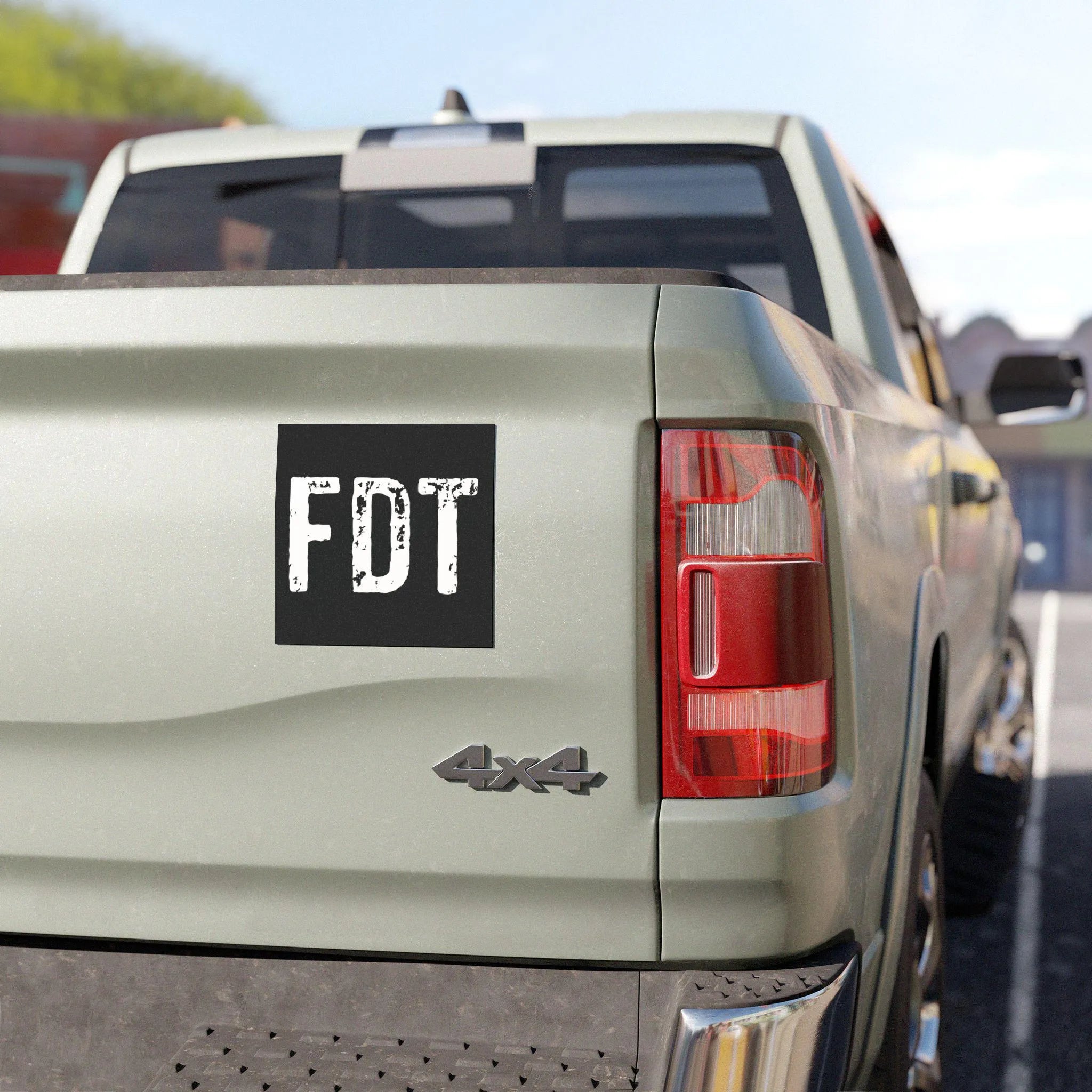 FDT Car Magnet, Subtle Anti-Trump Weatherproof Magnet