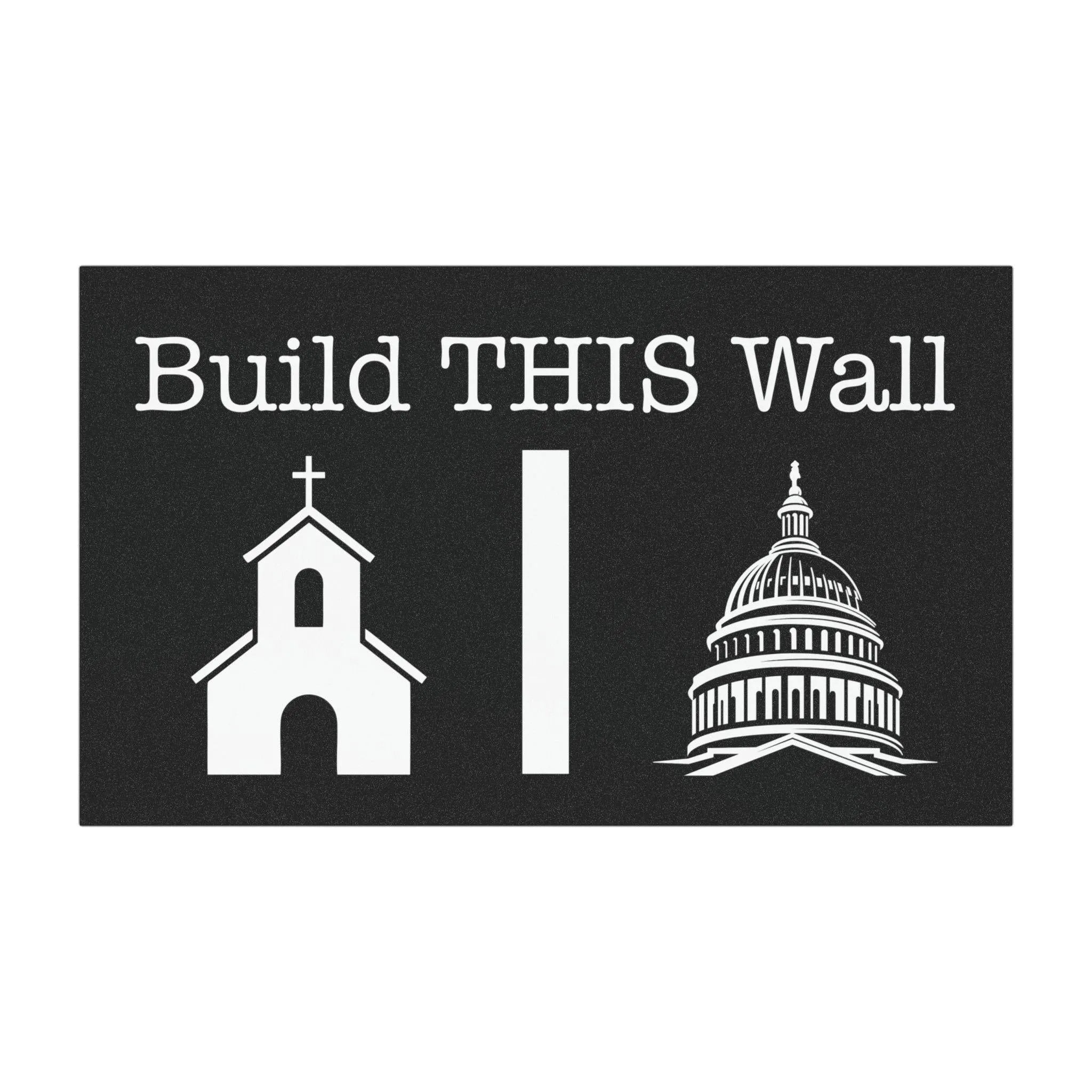 Build This Wall Car Magnet