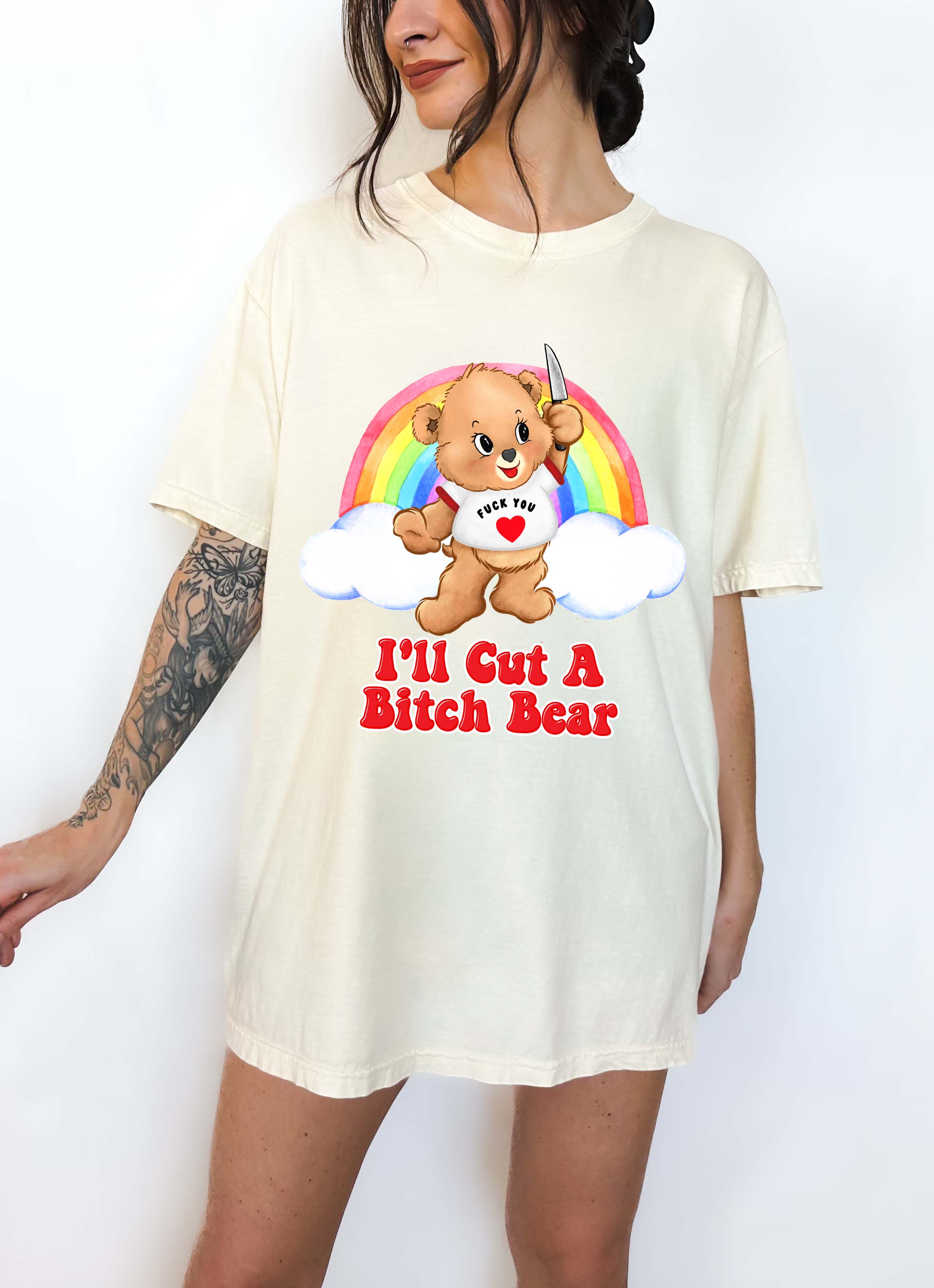 I'll Cut A Bitch Bear Tee