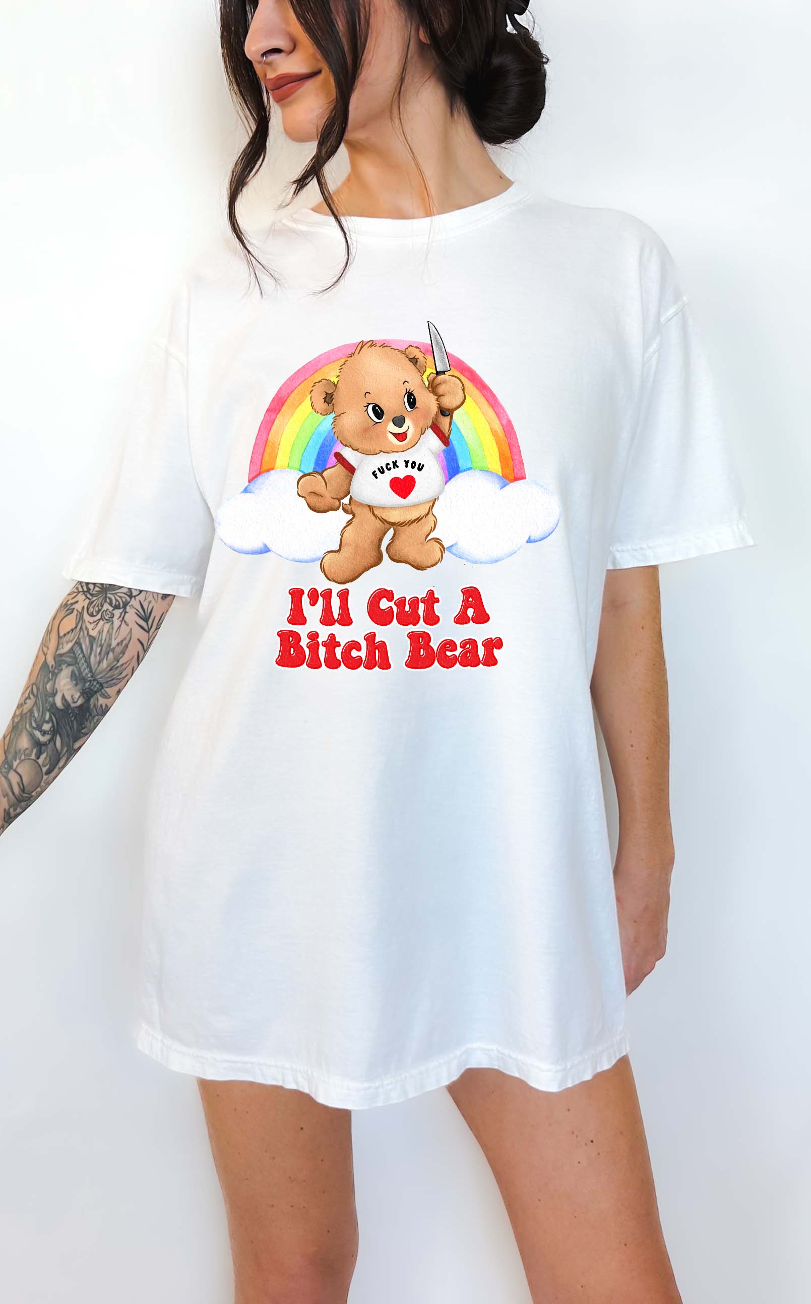 I'll Cut A Bitch Bear Tee