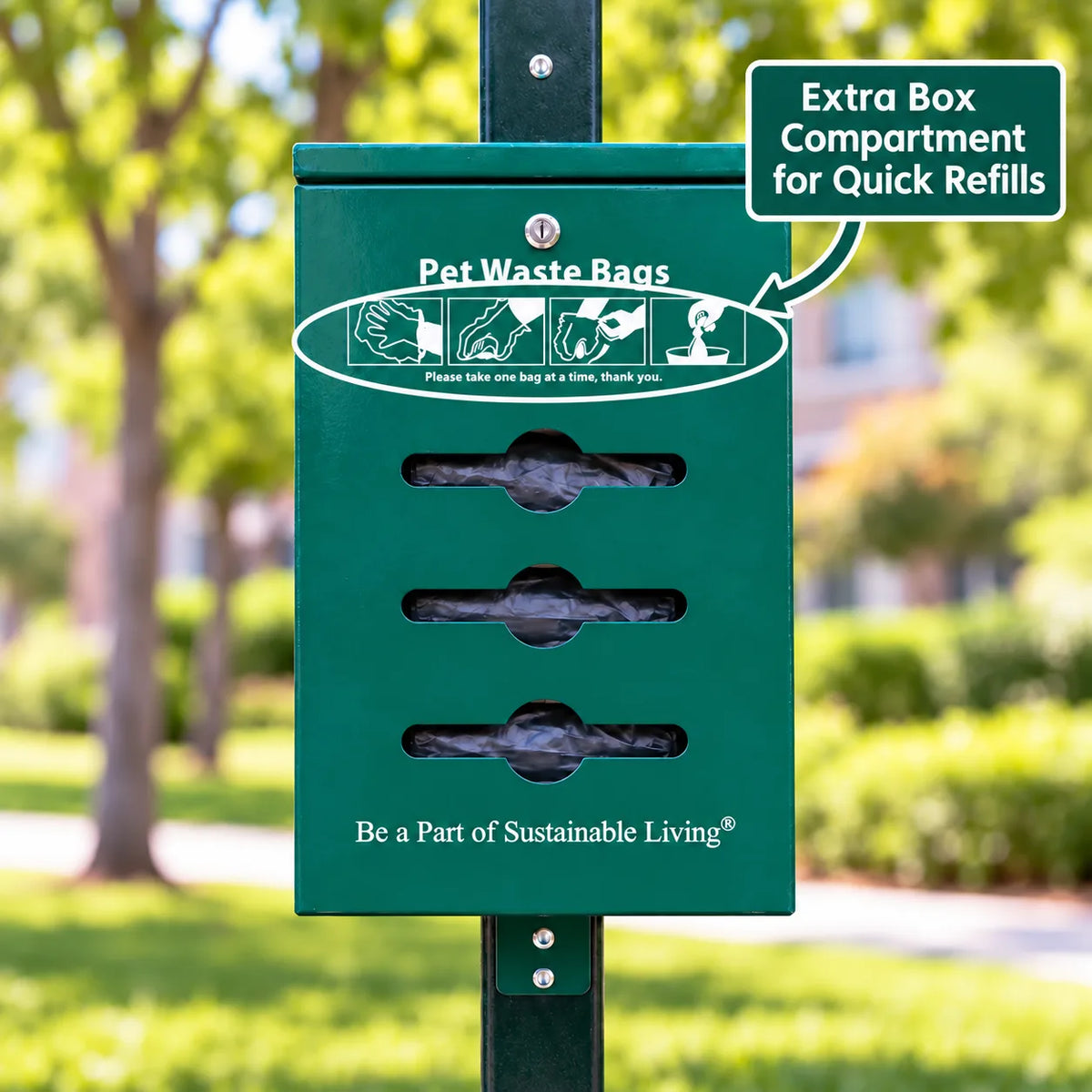 Bulk Roll Poop Bags Dog Station Kit