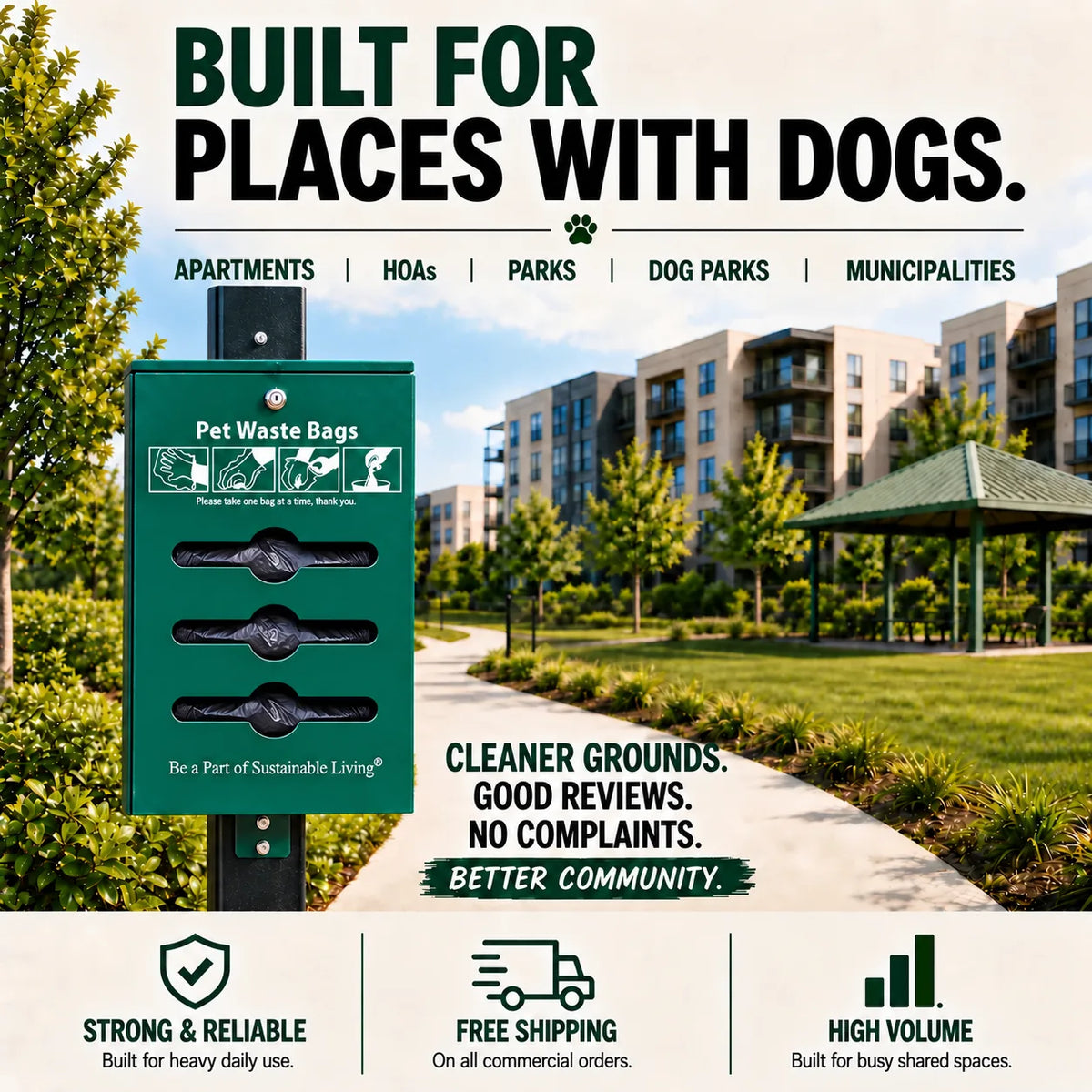 Bulk Roll Poop Bags Dispenser