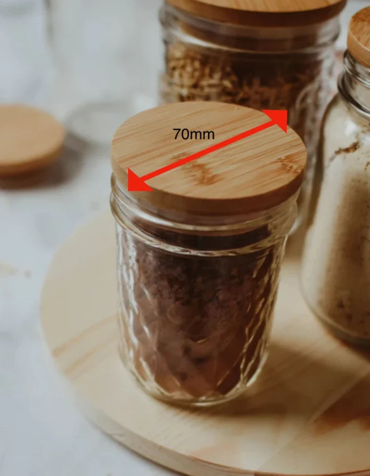 Bamboo Jar Lids