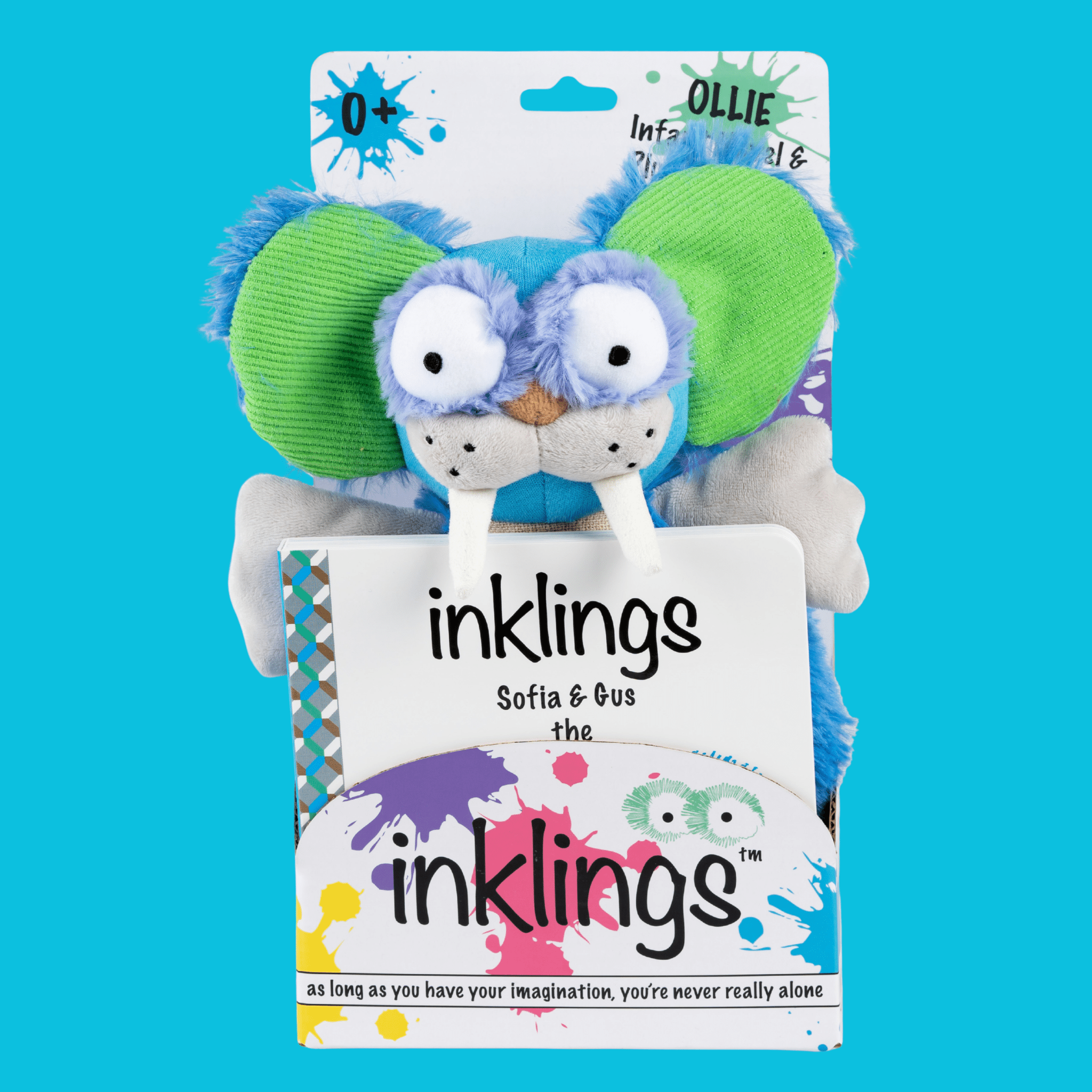 Inklings Baby Gus Plush Toy & Board Book Gift Set Set – Inclusive Baby Gift | Ages 0+