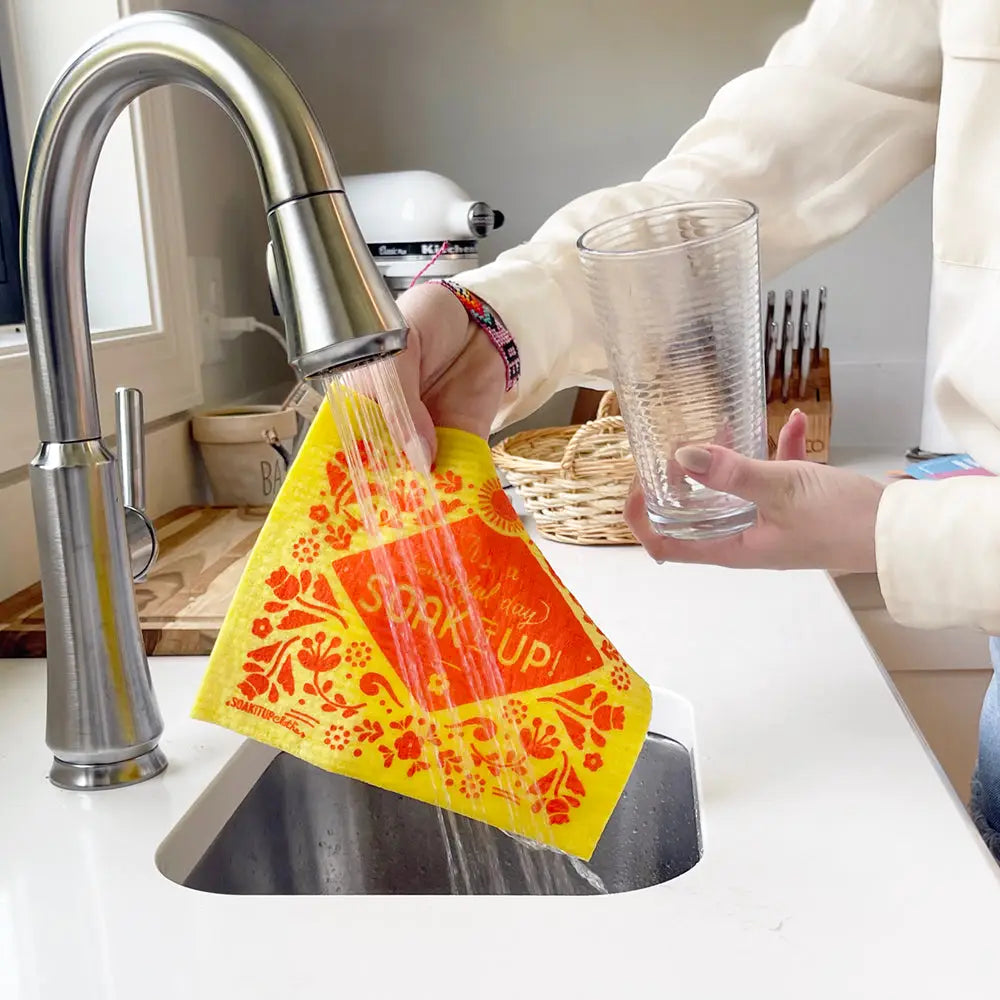 It's a Beautiful Day Soak iT Up! Eco-friendly Swedish Dishcloth Reusable - Soak iT Up