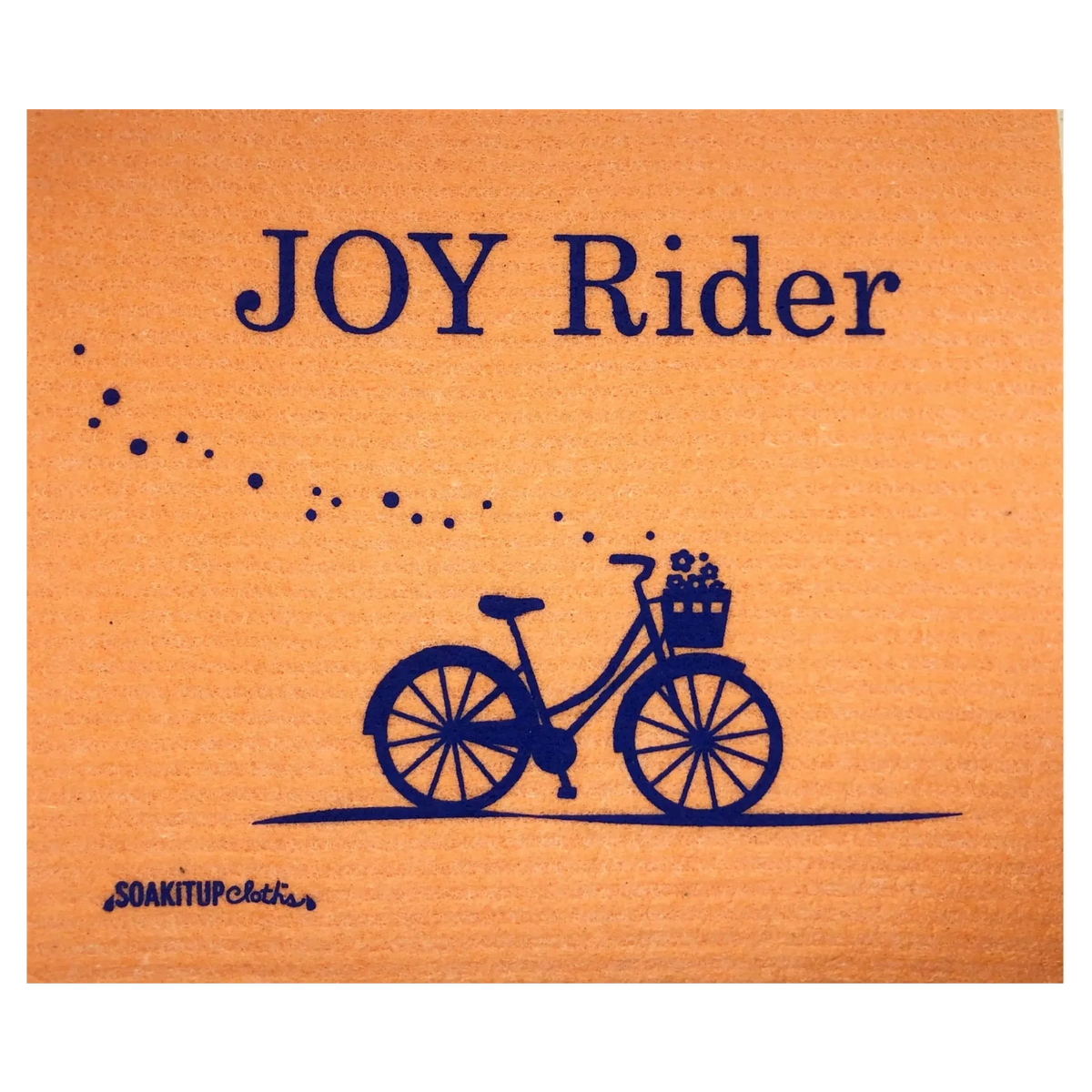 Joy Rider Bicycle Swedish Dishcloth – Eco Gift for Cyclists | Soak iT Up