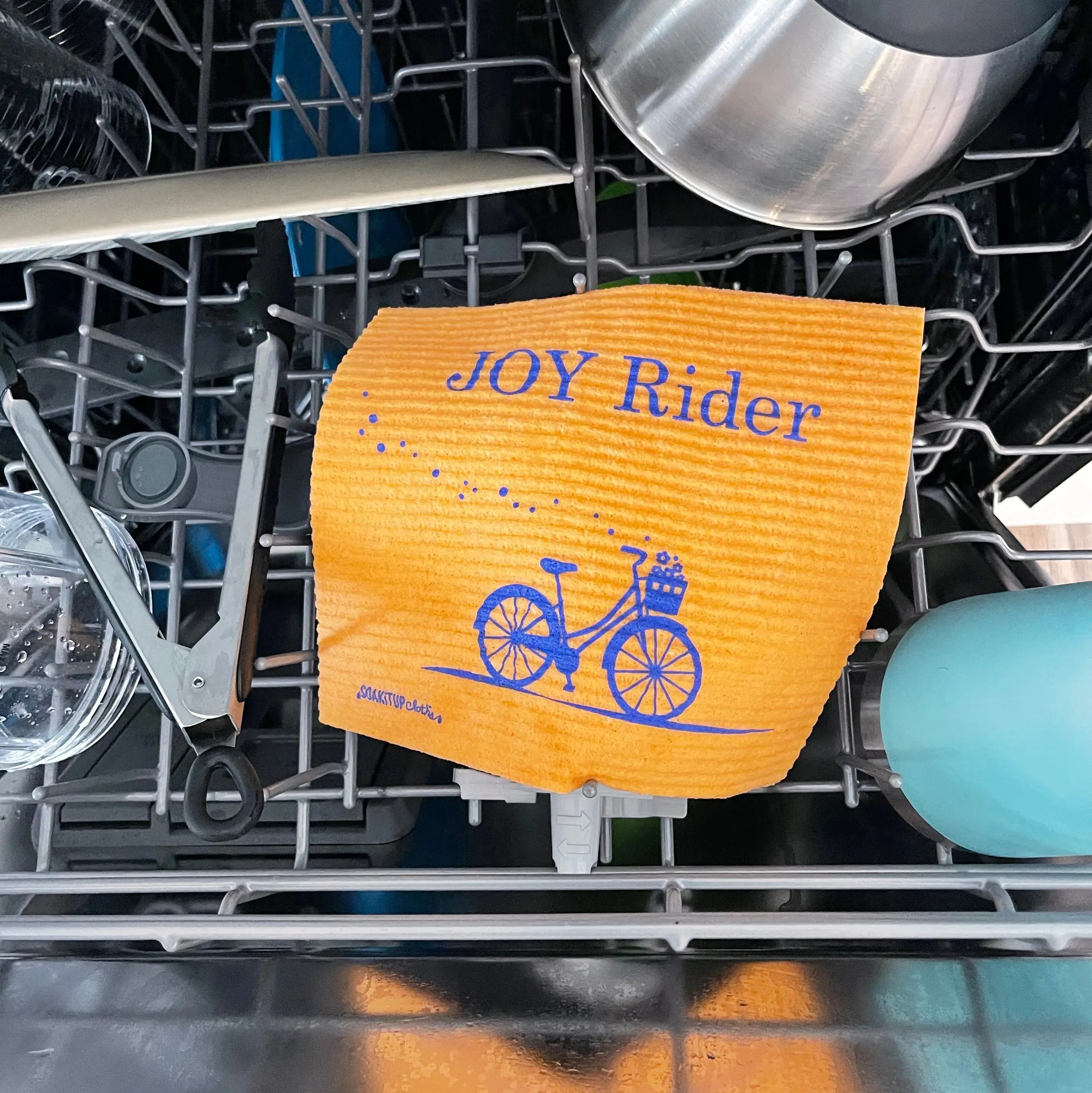 Joy Rider Bicycle Swedish Dishcloth – Eco Gift for Cyclists | Soak iT Up