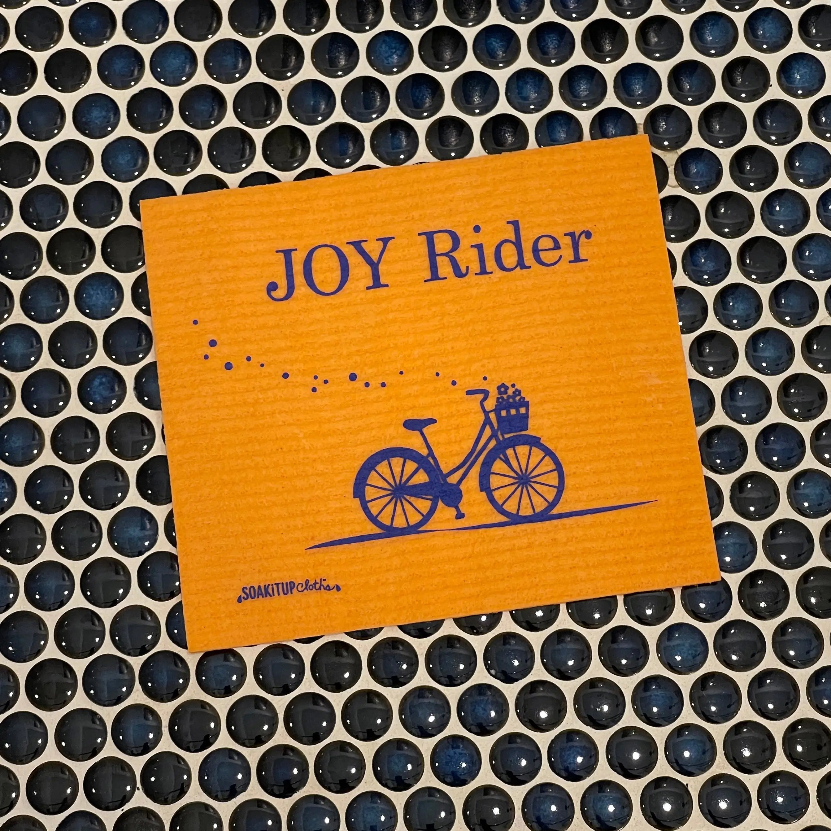 Joy Rider Bicycle Swedish Dishcloth – Eco Gift for Cyclists | Soak iT Up