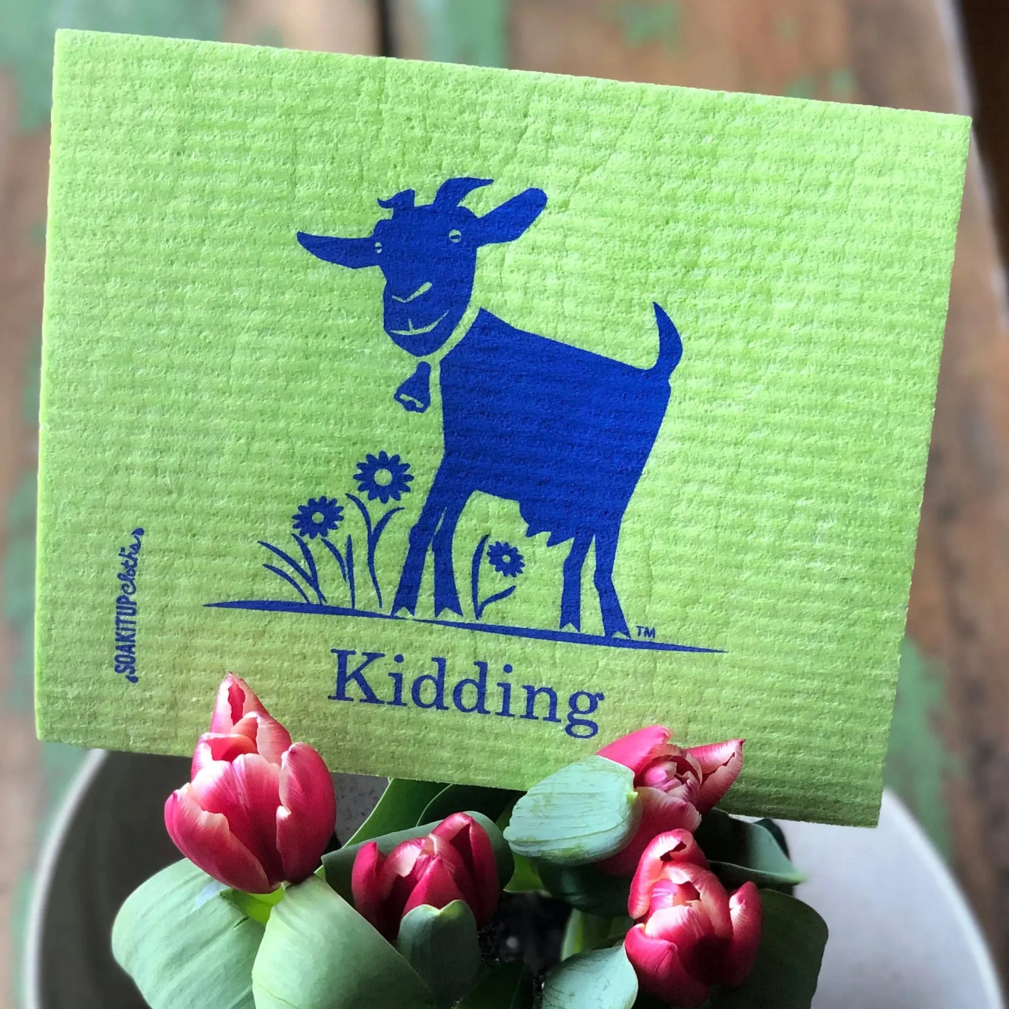 Kidding Goat | Eco-friendly Swedish Dishcloth- Soak iT Up